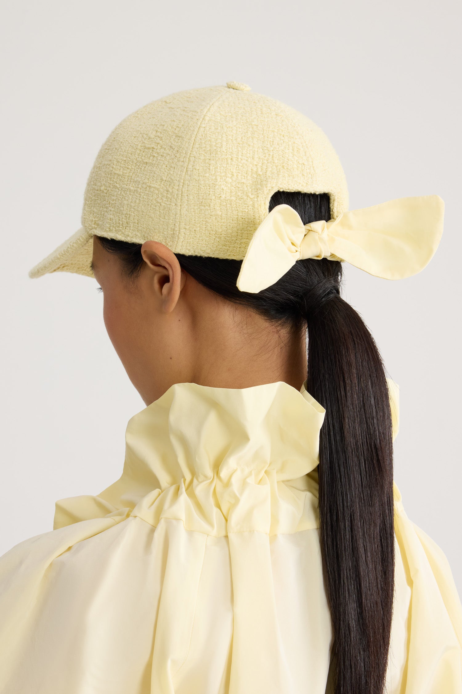 Patou AC111 casquette Limelight jaune coton nœud dos S M L