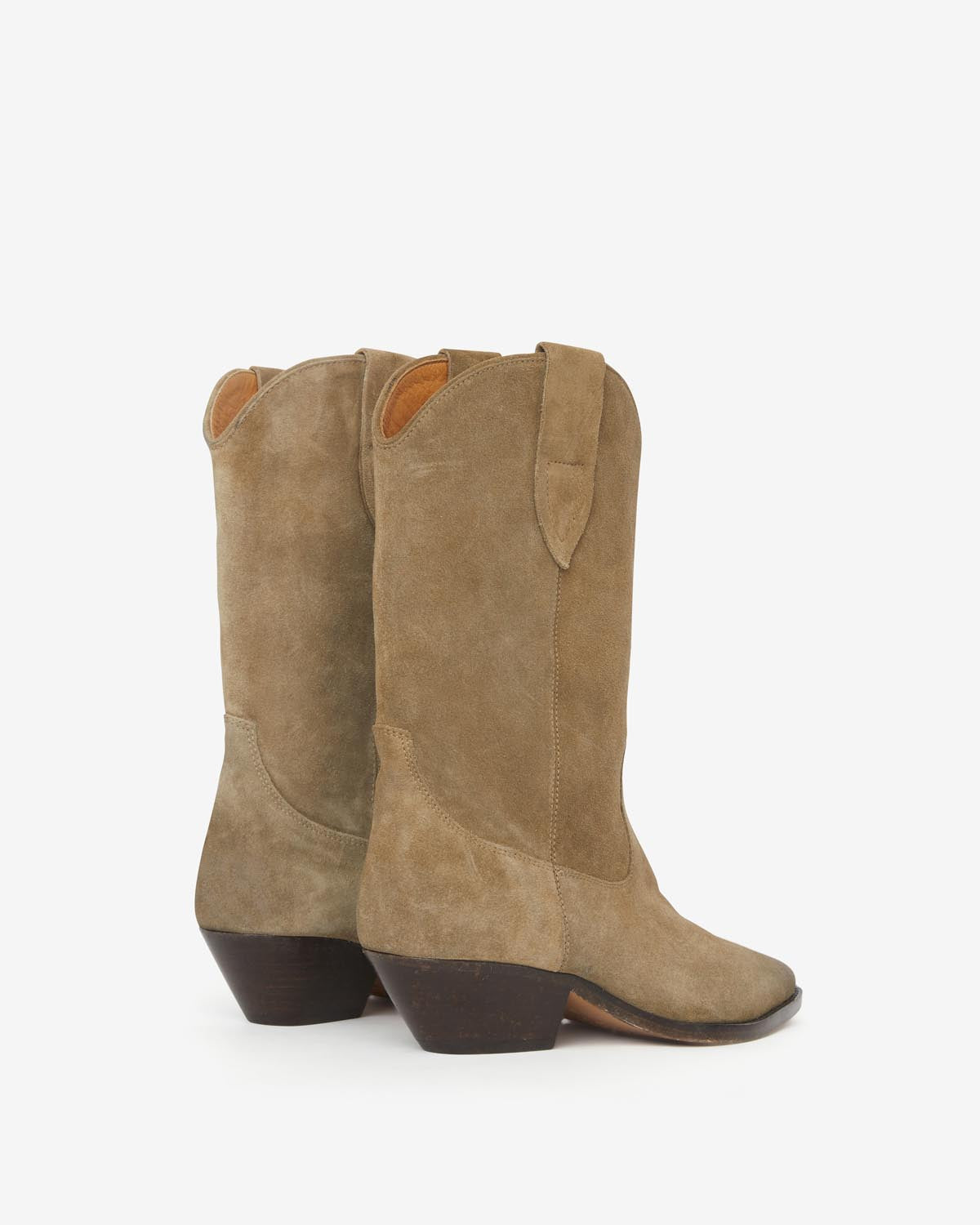 Isabel Marant Duerto bottes taupe santiag 4cm