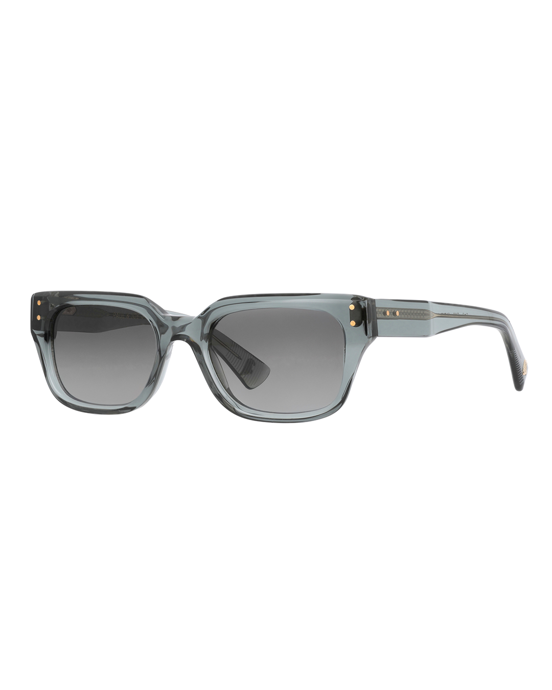 Paul & Joe Lunettes de soleil rectangulaires cristal gris vert catégorie 3