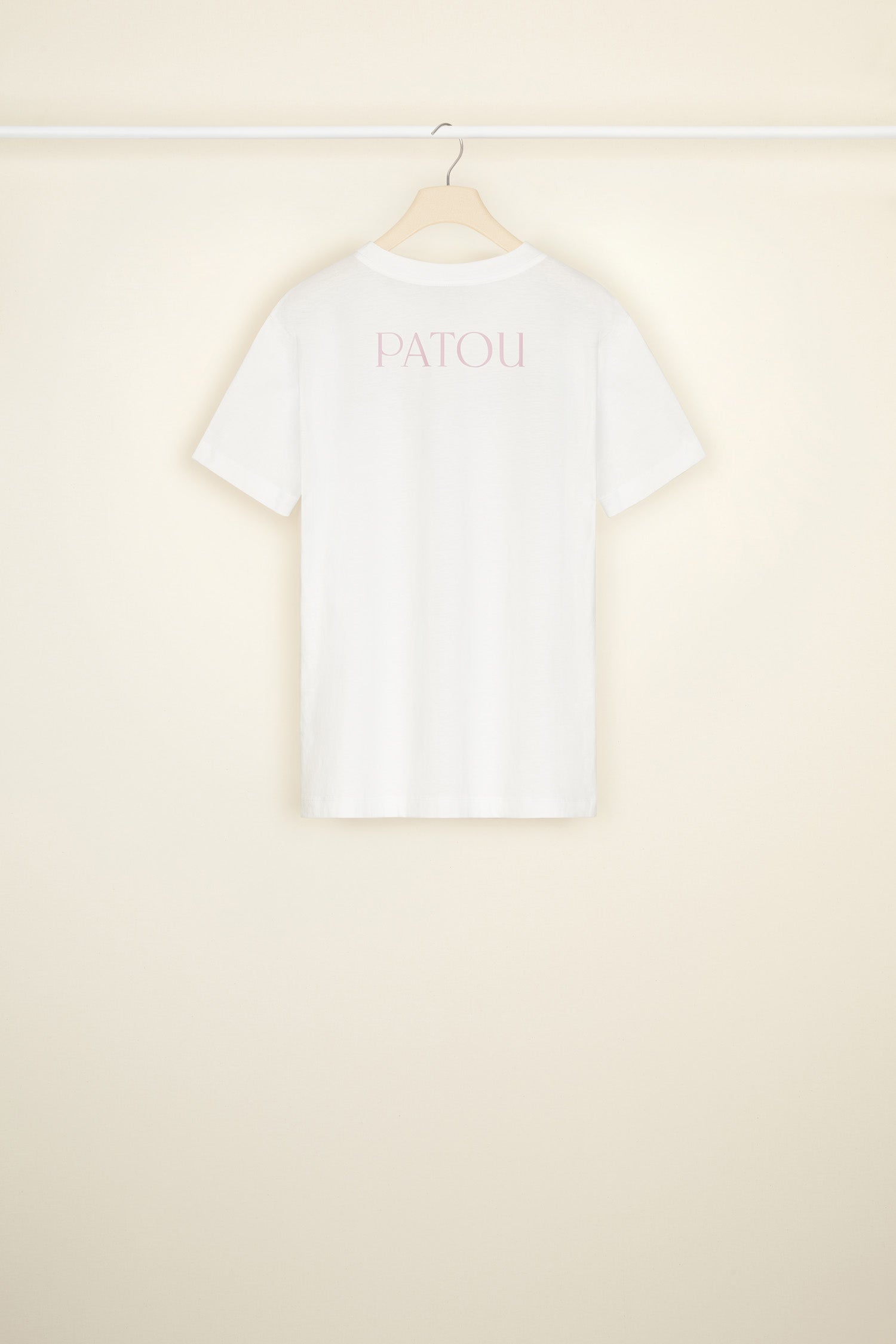 Patou JE009 P21JE0099999001W t-shirt blanc coton bio