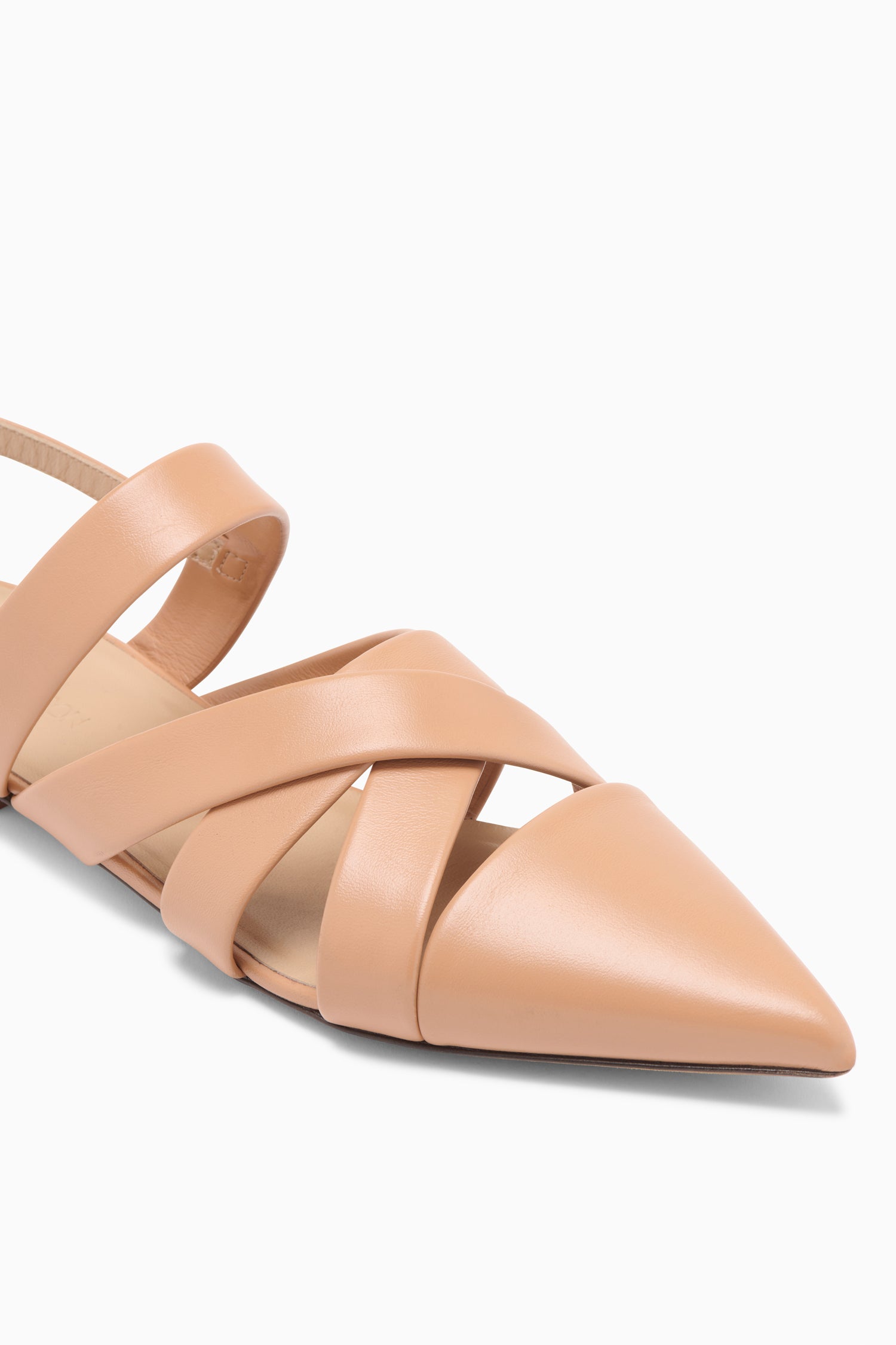 Ulla Johnson Tallulah ballerines cuir tressé sienna
