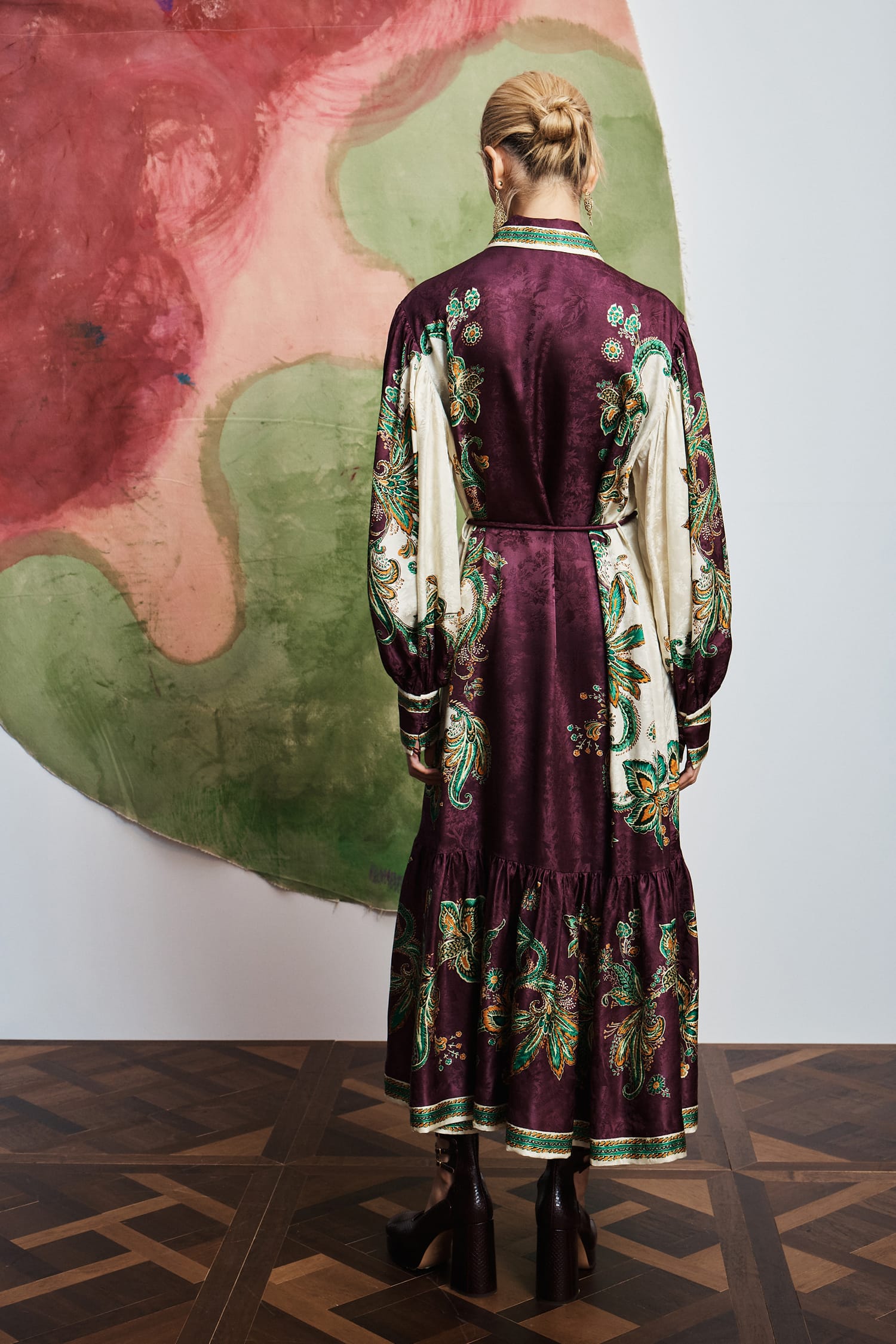 Alemäis Ruthie Shirtdress robe chemise midi paisley