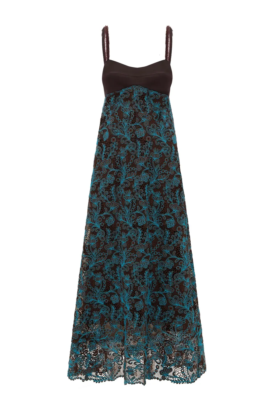 Alemäis Francine robe midi dentelle col cœur