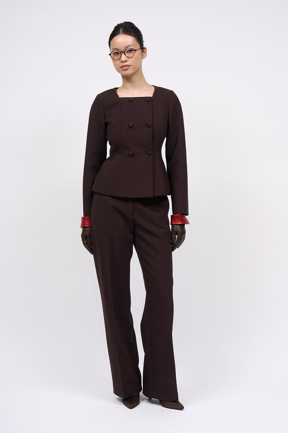 Paul & Joe Monalisa veste cintrée laine cady double croisure