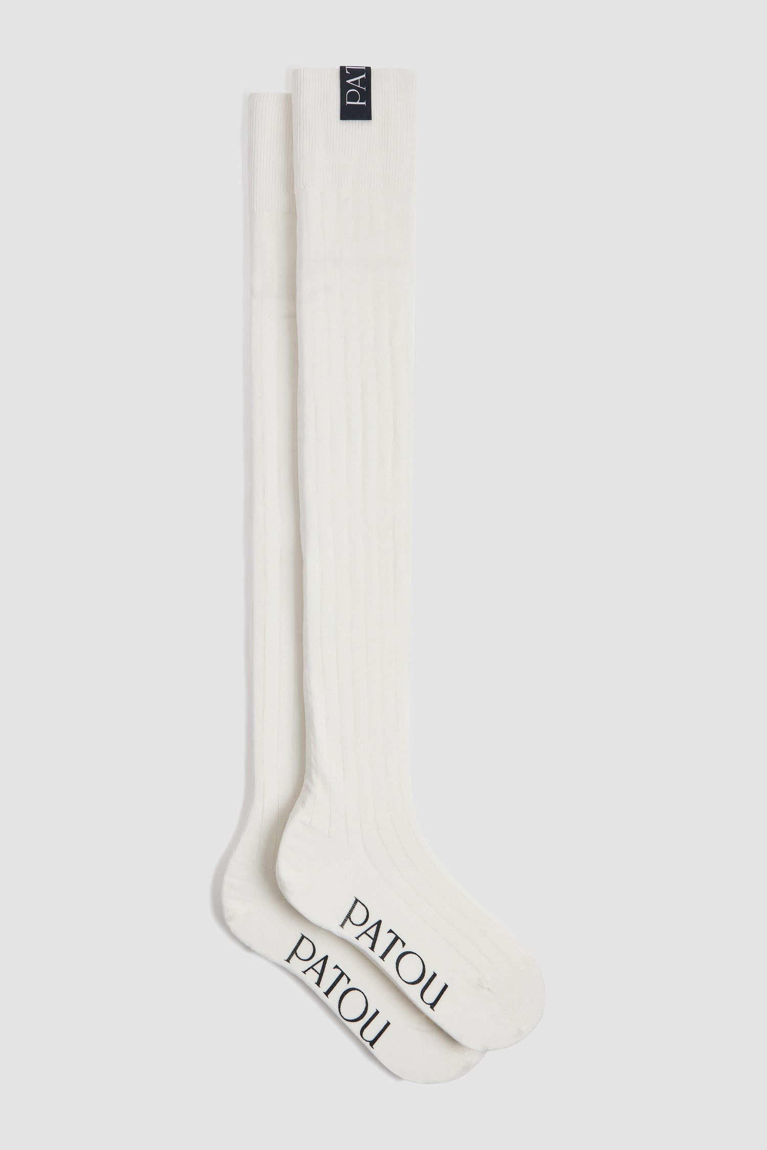 Patou Accessories H26AC1710239001W chaussettes mi-mollet blanc TU