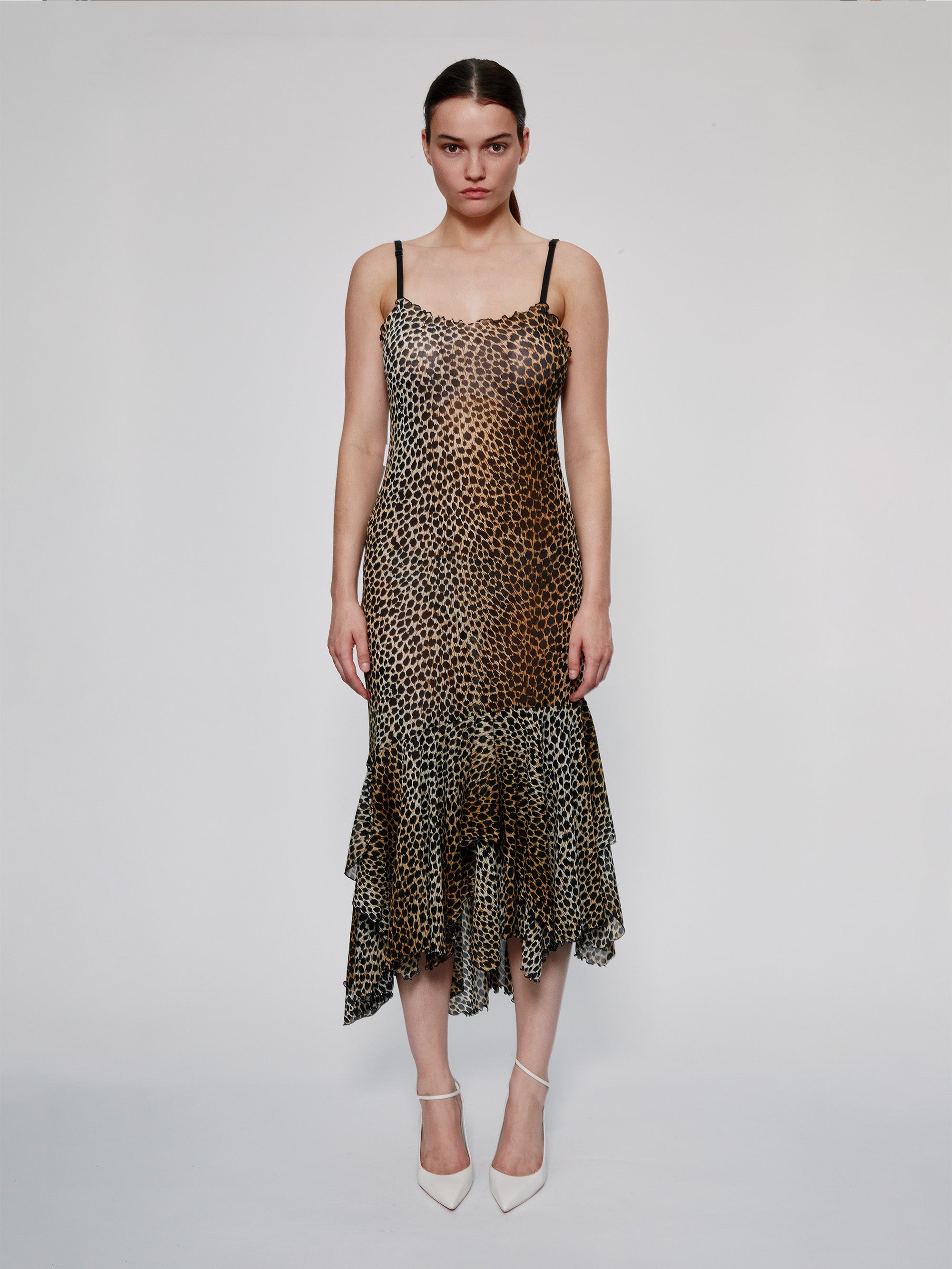 Ester Manas Feline Spaghetti Easy Dress robe feline maxi