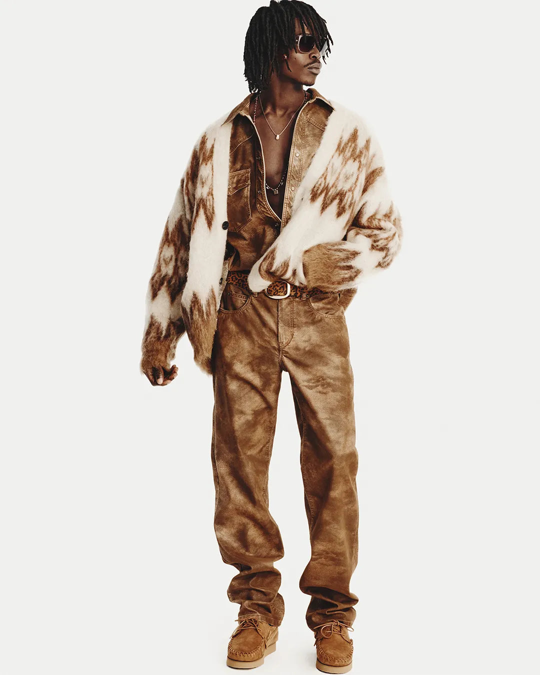 Isabel Marant Look 7 FW25 silhouette homme