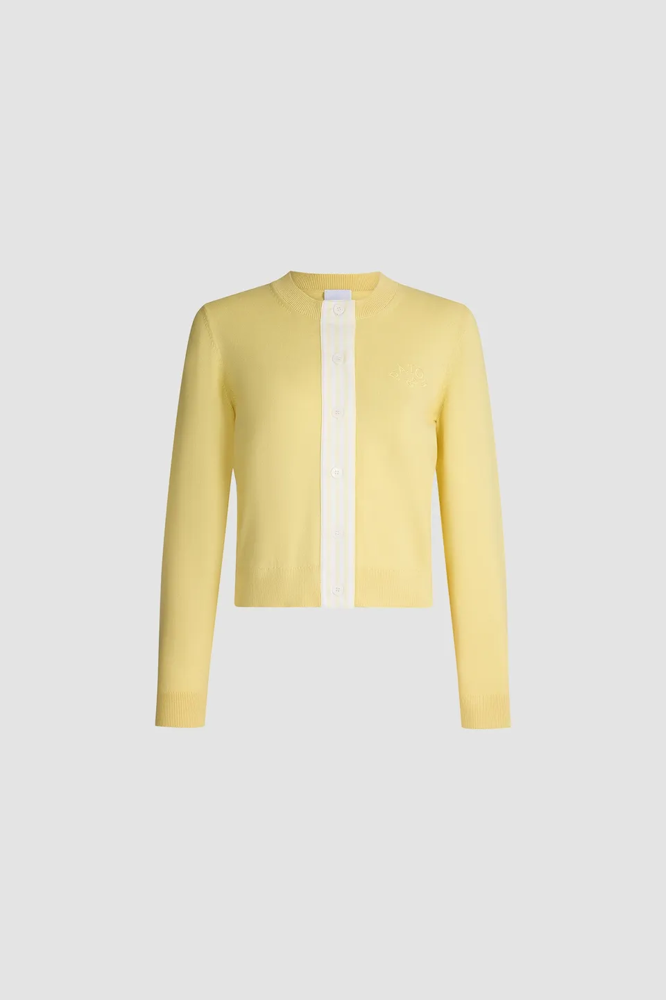 Patou KN343 gilet court Lemonade coton