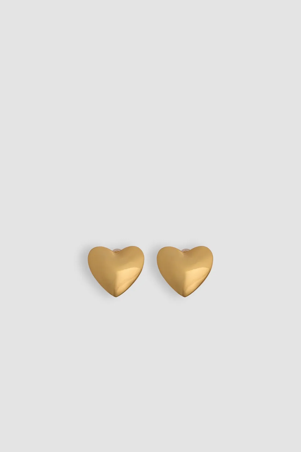 Patou Jewellery JW141 boucles d’oreilles cœur doré TU clips