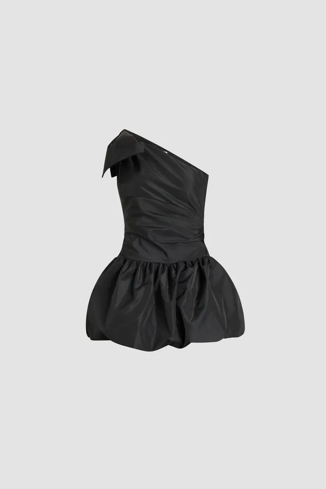 Patou DR211 mini robe asymétrique noir 34-44