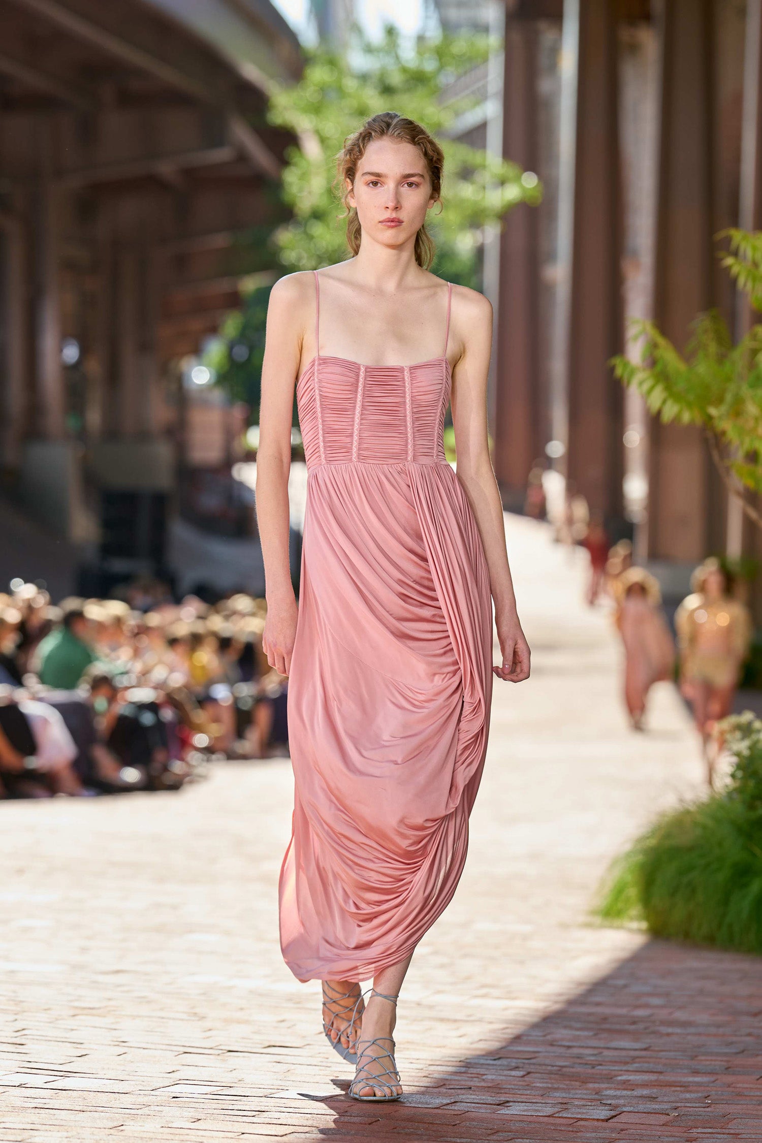 Ulla Johnson Antonia robe drapée Peony jersey midi