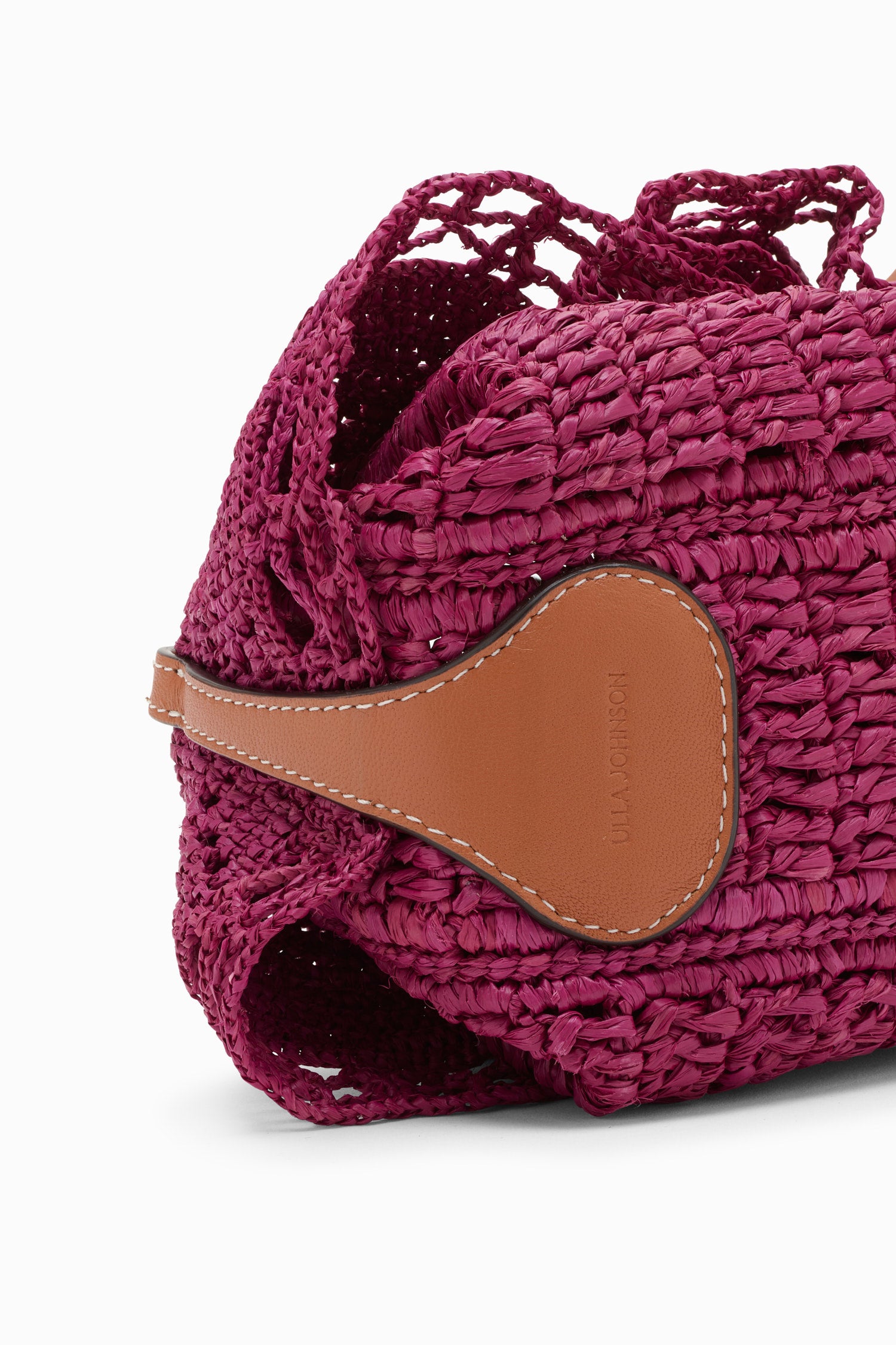 Ulla Johnson Marina pochette raphia orchid