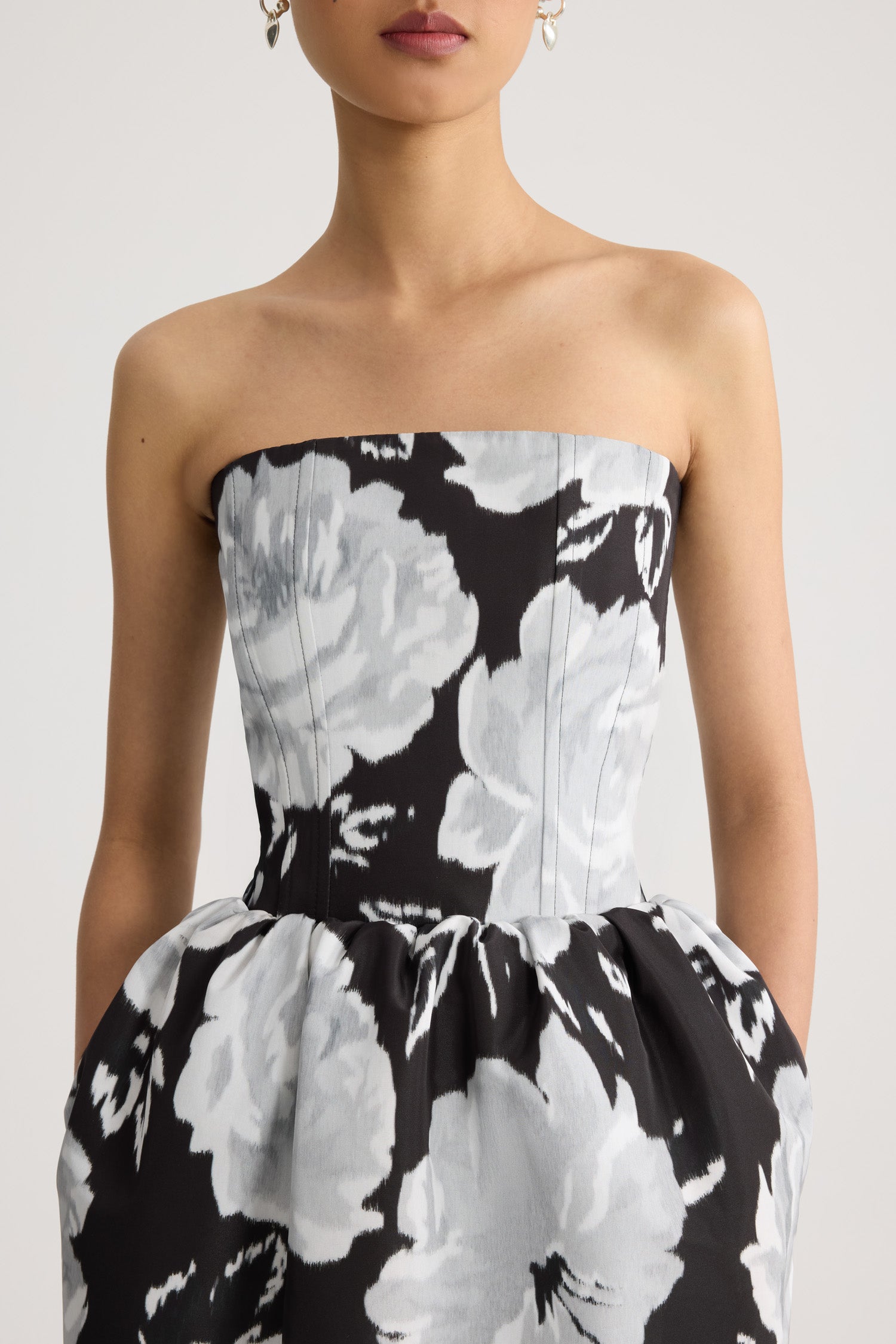 Patou DR25102465966 Robe Bustier Longue Night Garden