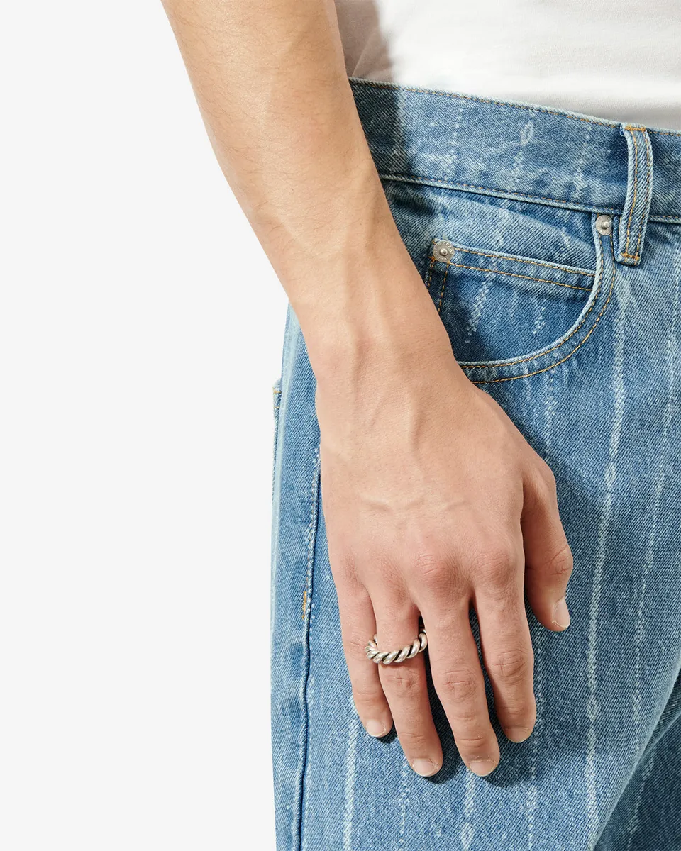 Isabel Marant Roy bague argent laiton tressé