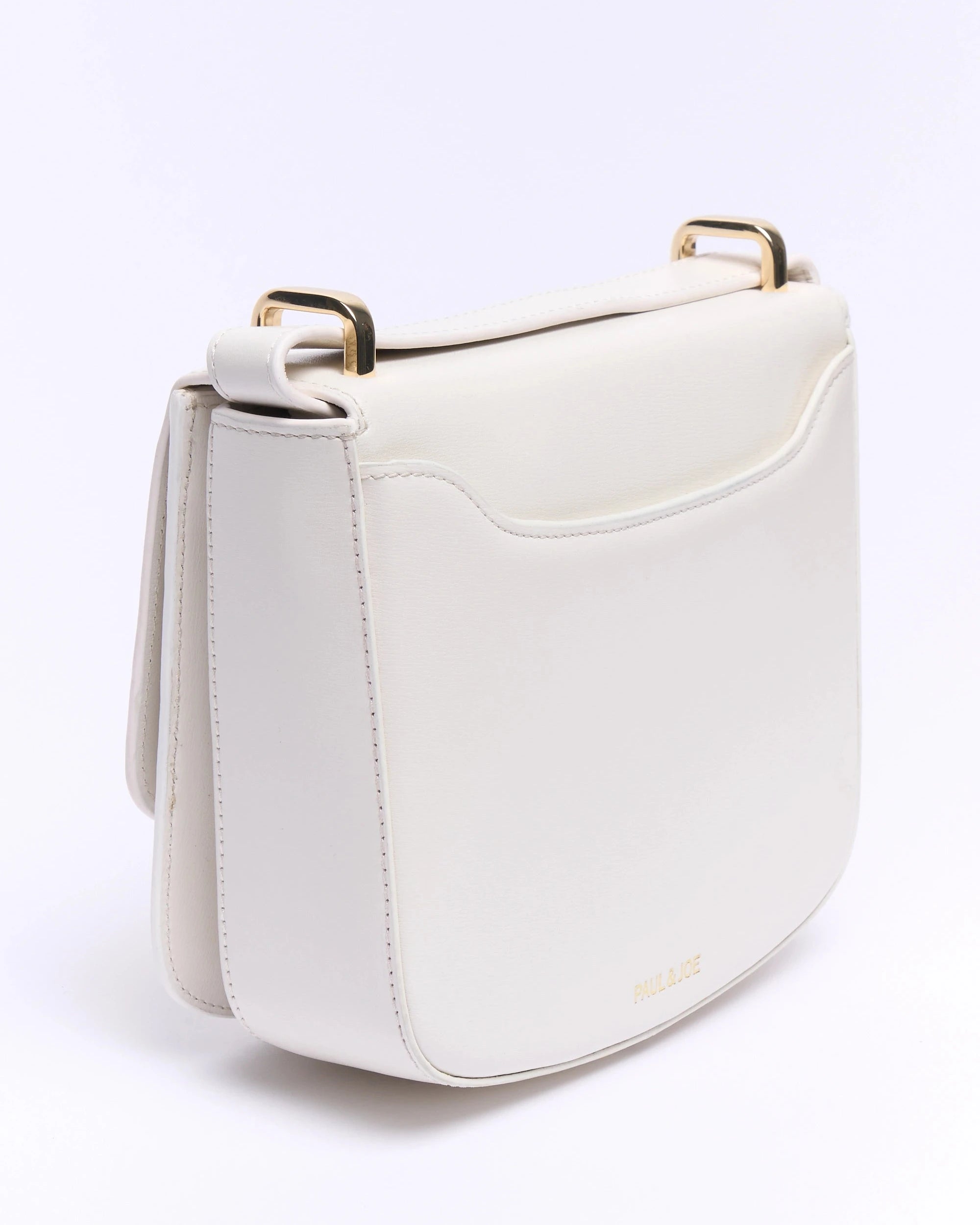 Paul & Joe Jeanne petit sac carré cuir blanc bandoulière