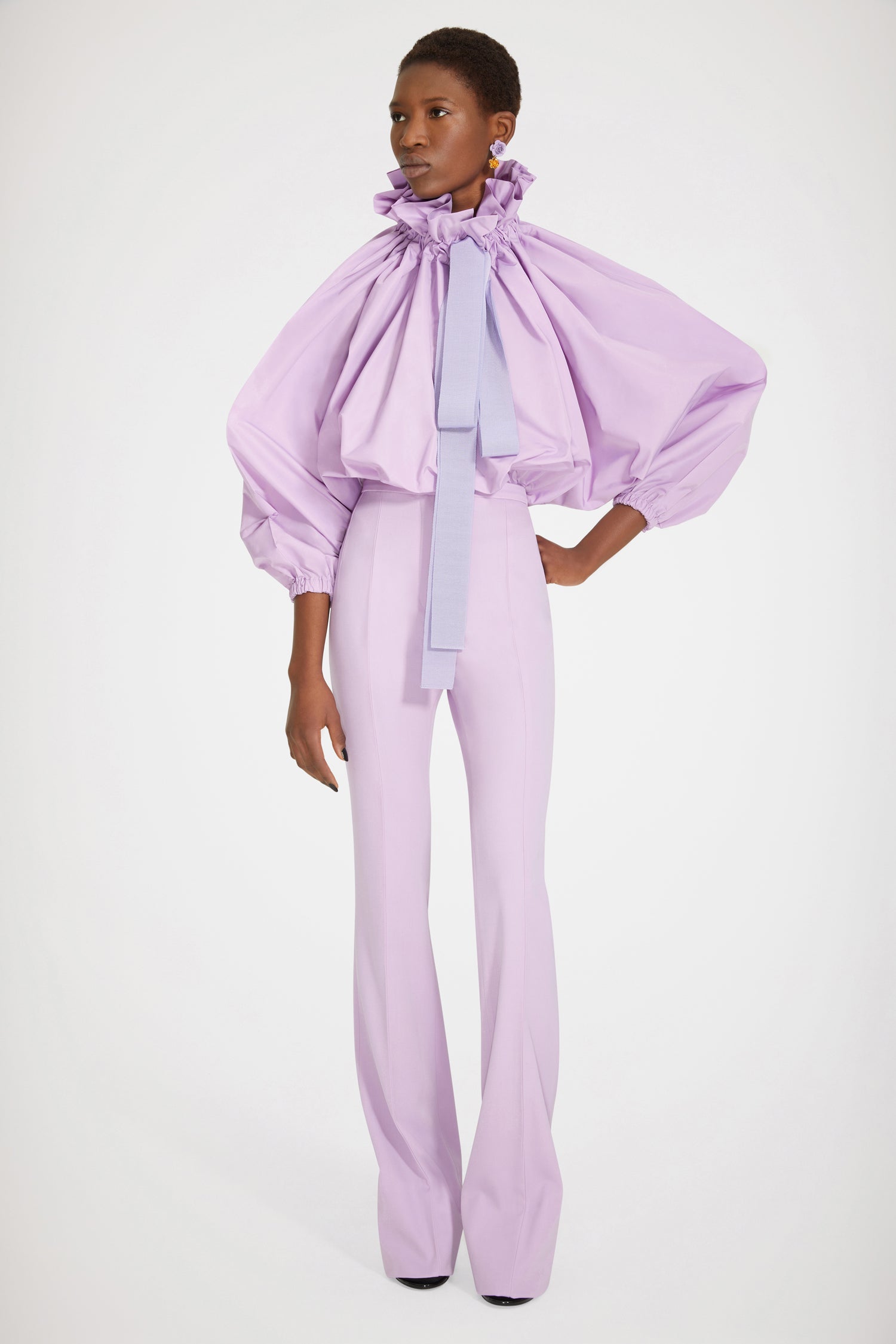 Patou H22TO017 top faille recyclée violet Wisteria