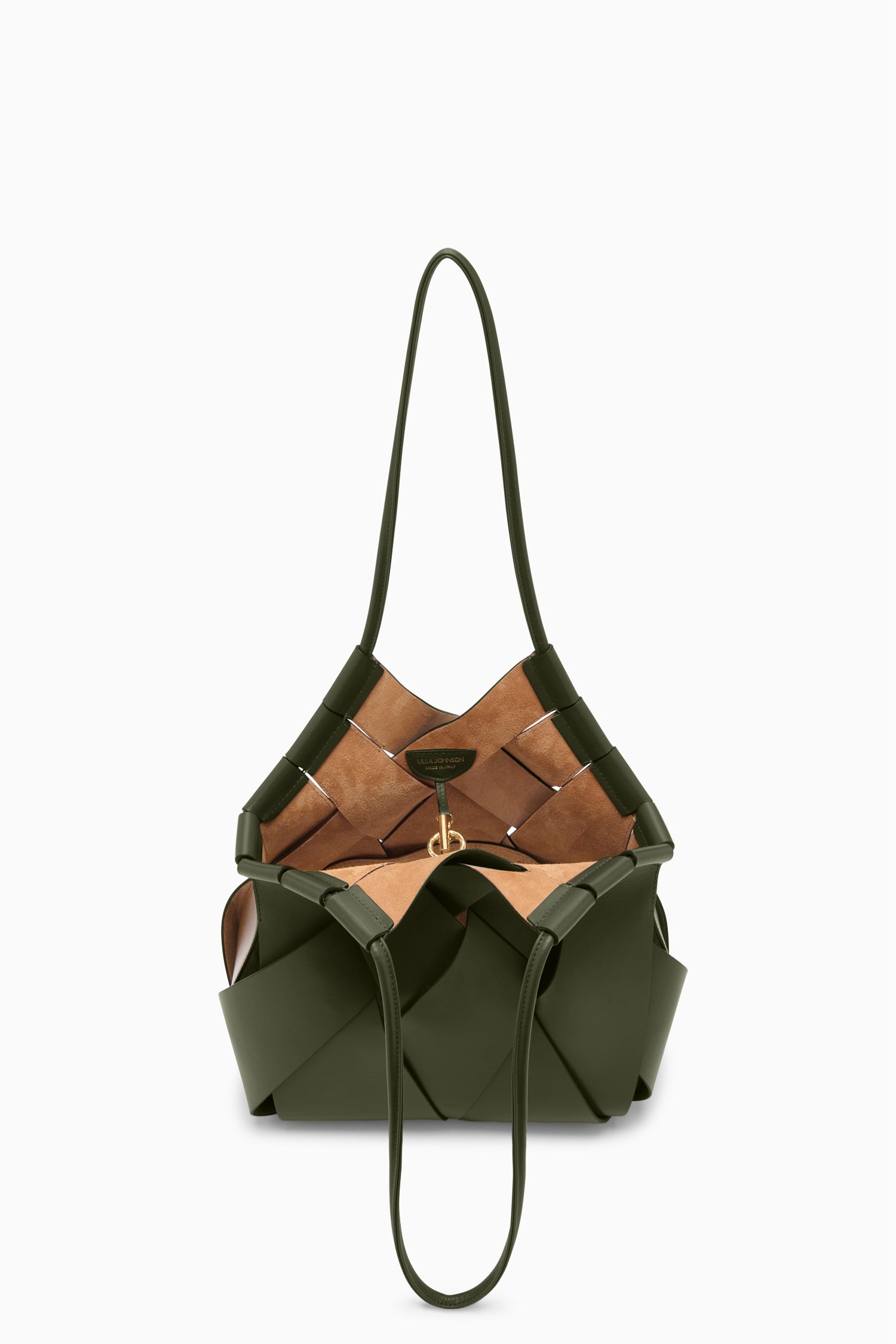 Ulla Johnson Charlotte sac épaule cuir Militaire