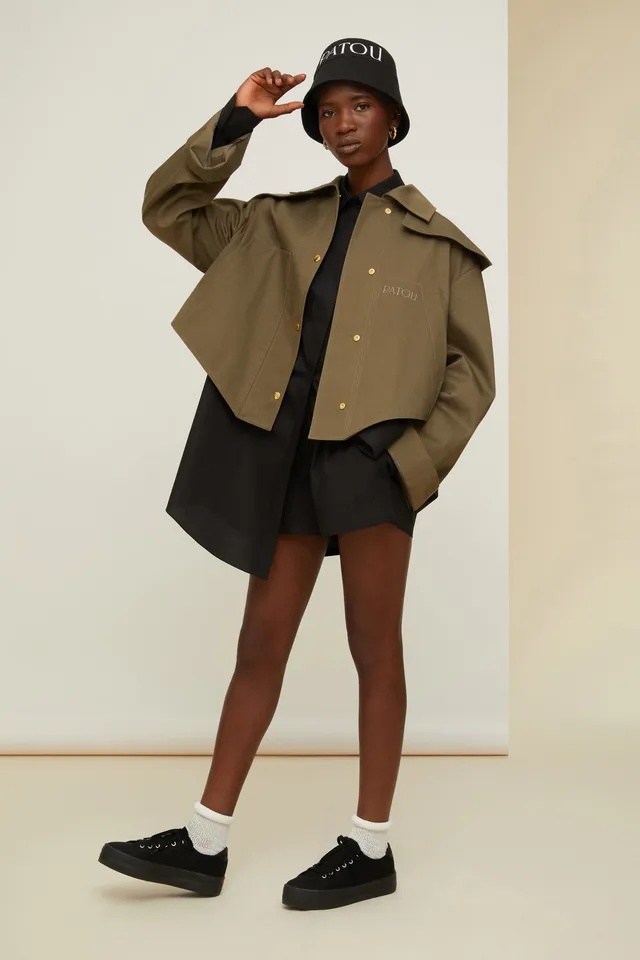Patou OU011 parka bronze coton bio capuche