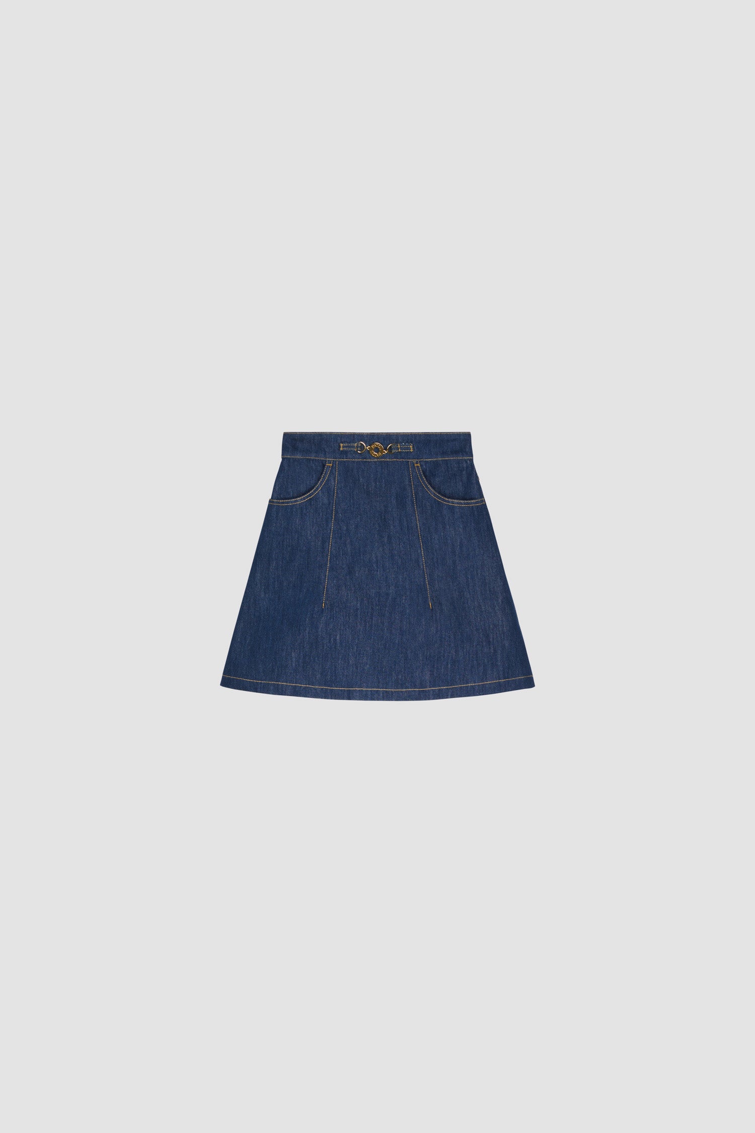 Patou Denim SK042 jupe mini jean Rodeo Blue
