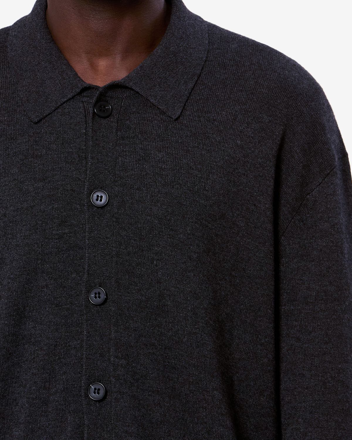 Isabel Marant Joris CA0194 cardigan anthracite maille