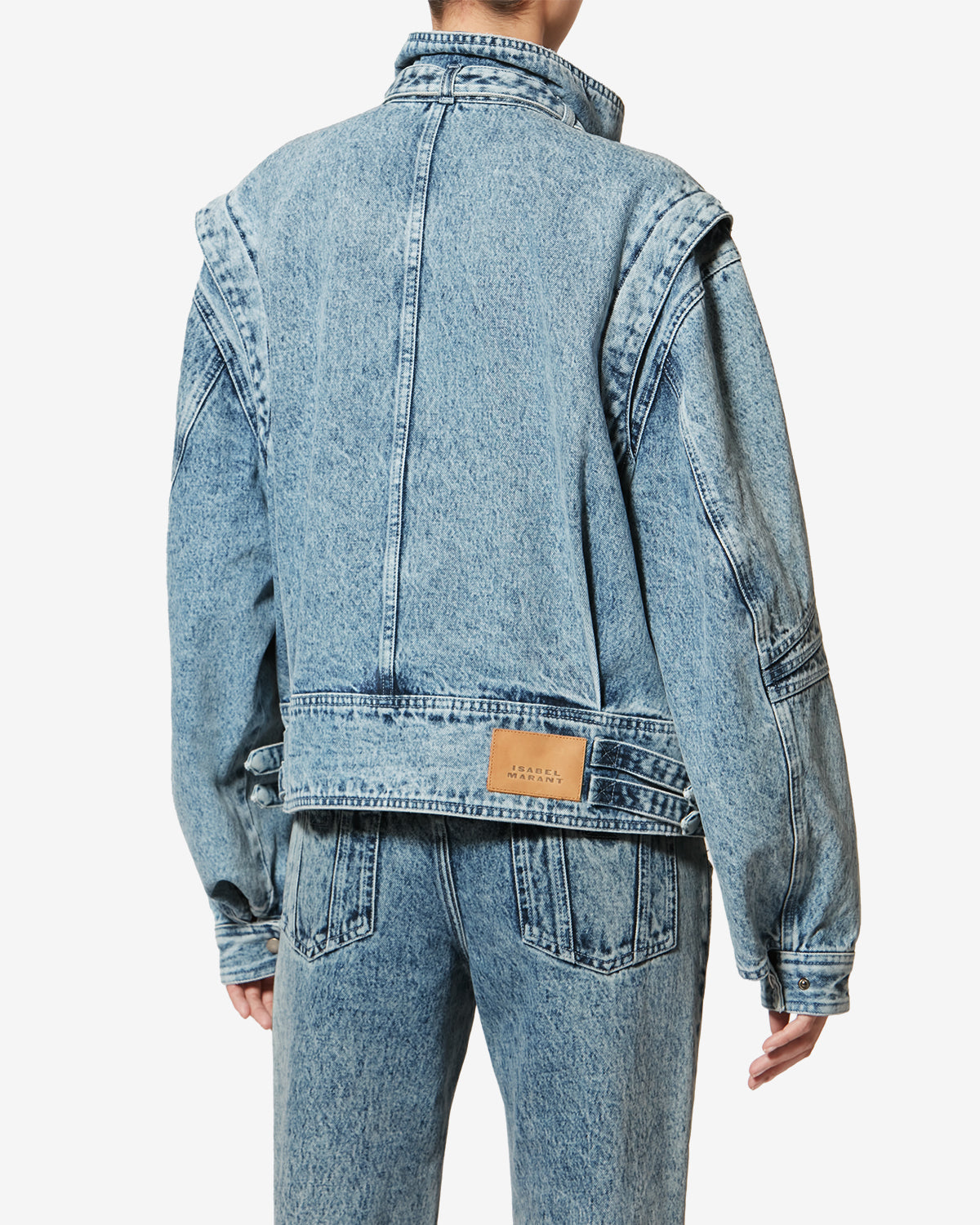 Isabel Marant Joseline VE0609FA veste jean bleu clair