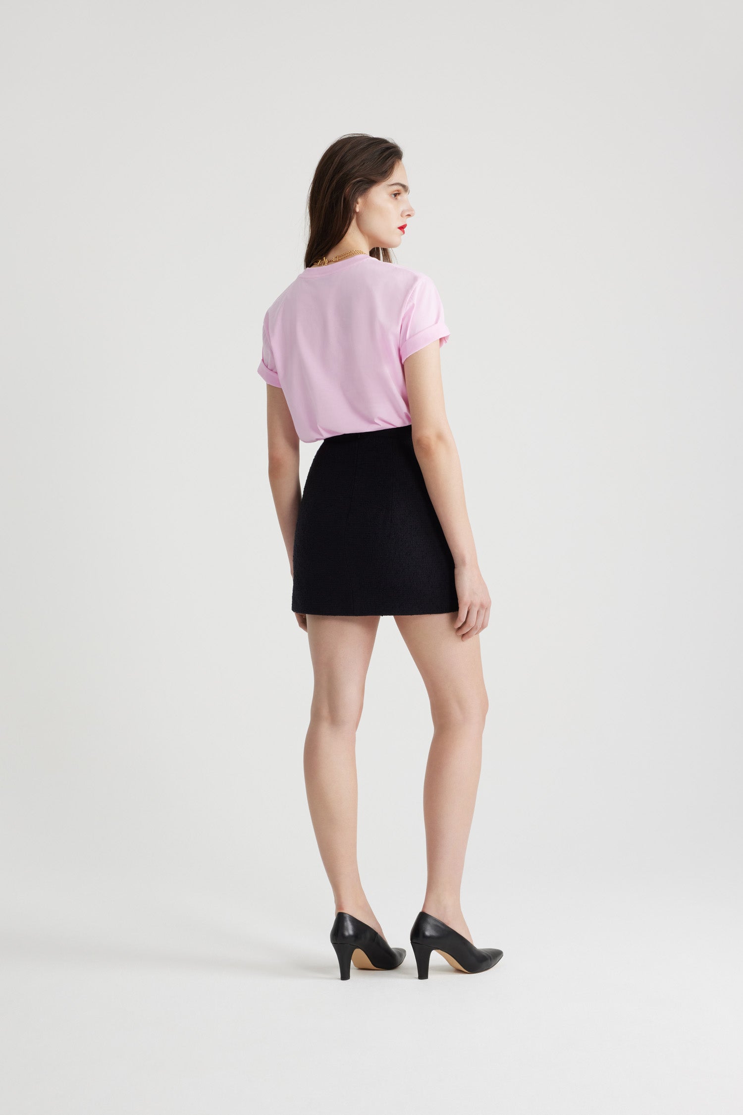 Patou H24JE0299999425P t-shirt rose coton bio