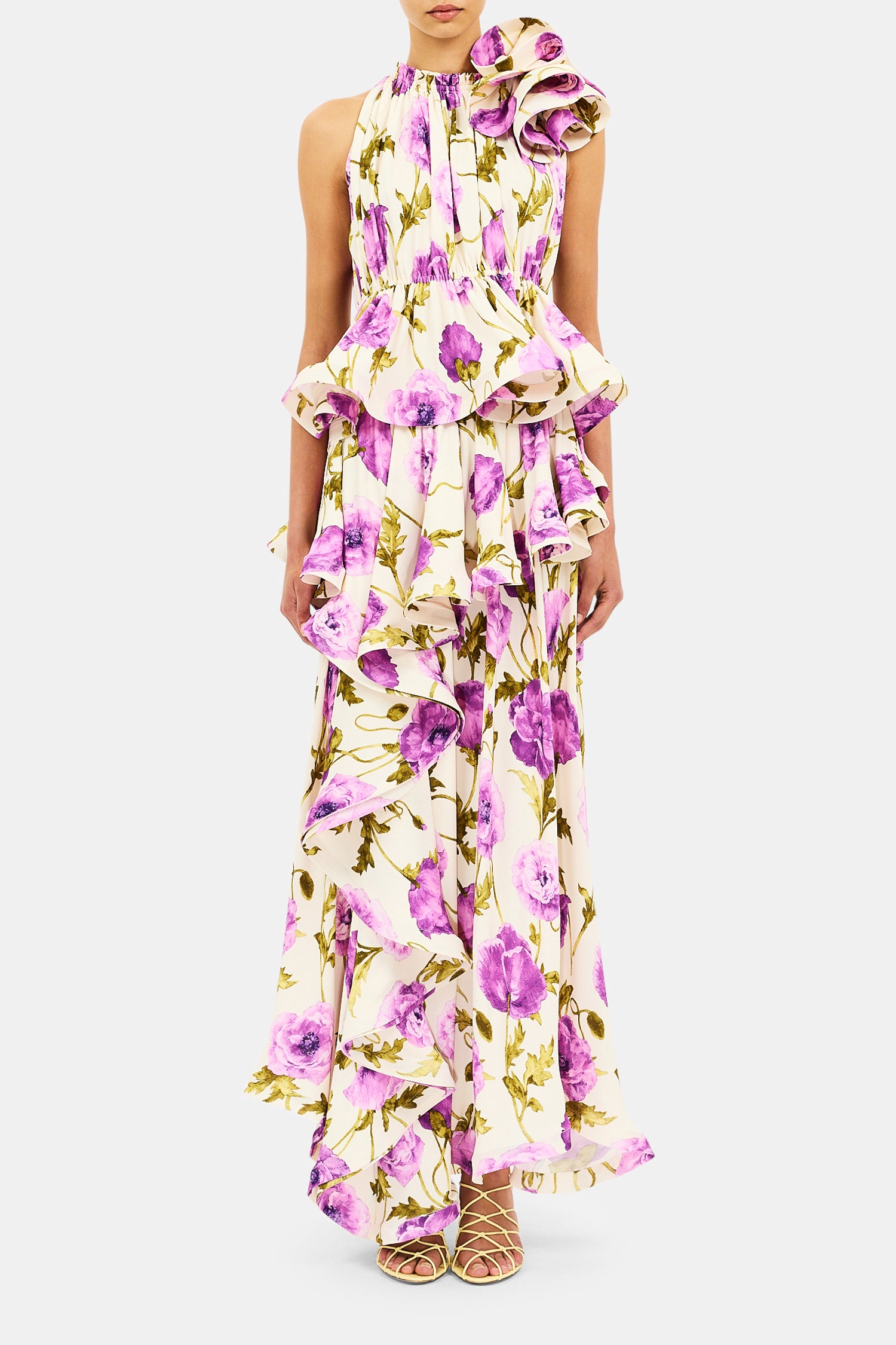 Ulla Johnson Celia SP270837 maxi jupe Lila fluide
