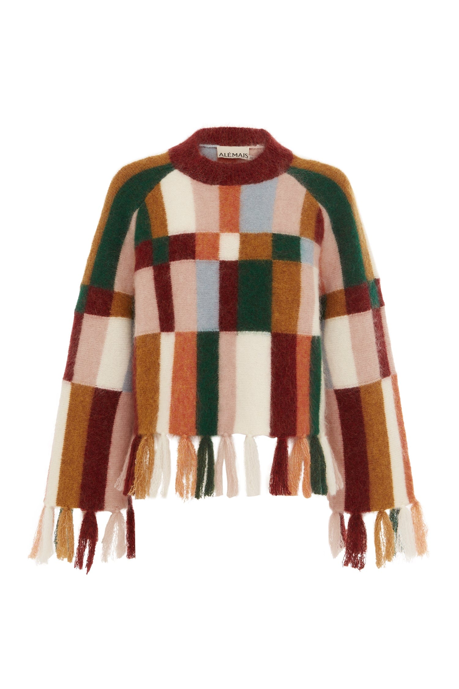 Alemaïs Marjorelle Cropped Knit pull mohair