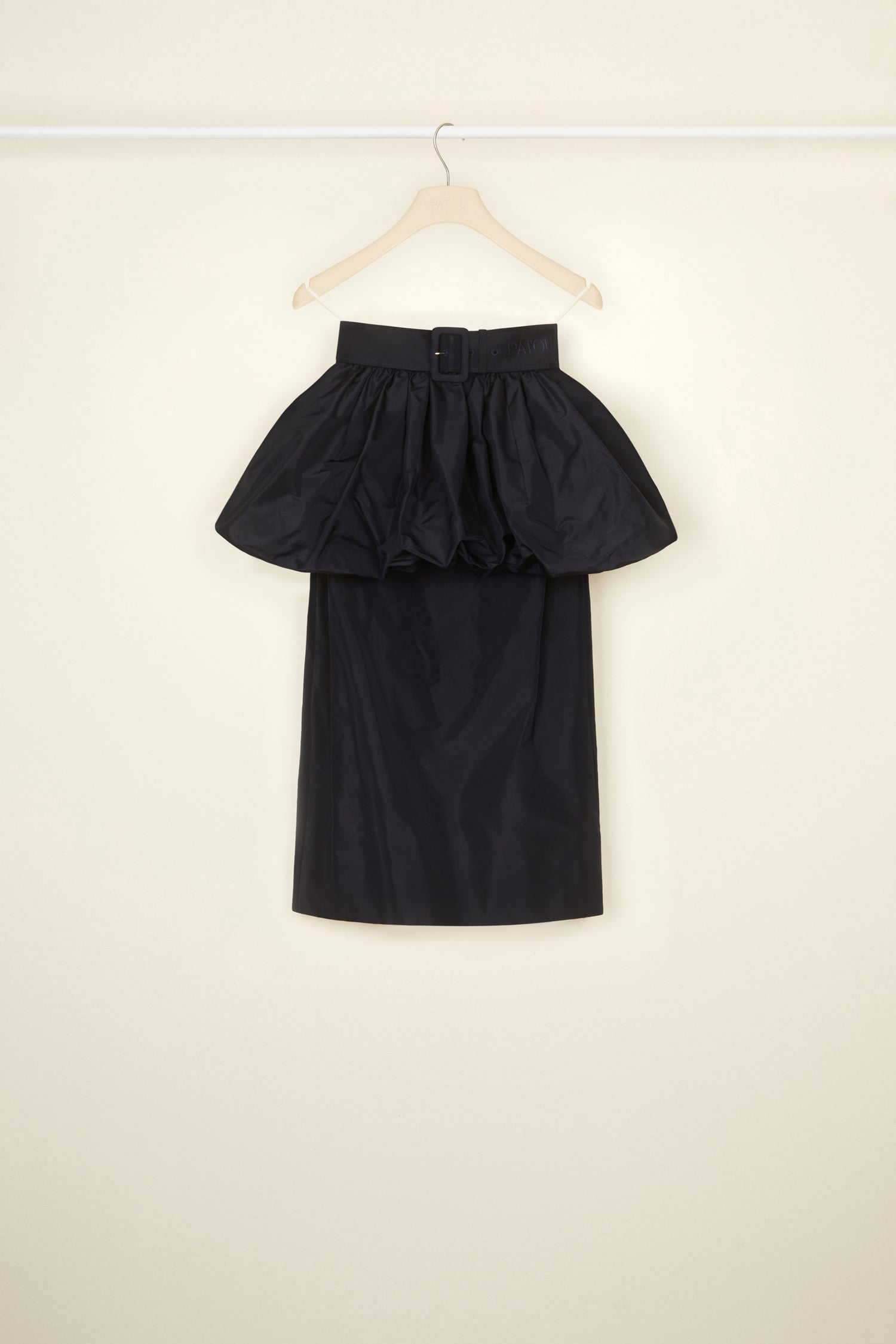 Patou SK028 jupe crayon Night Blue faille