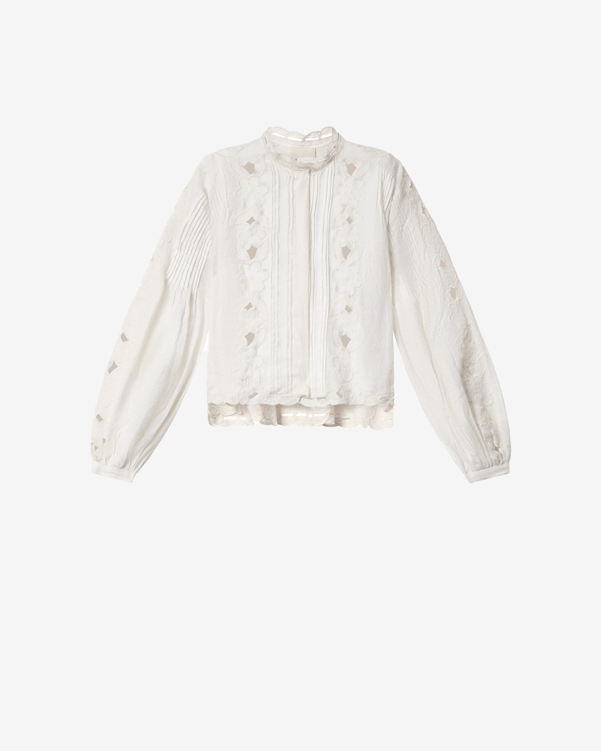 Isabel Marant Rubra HT0964FA blouse blanche broderie anglaise