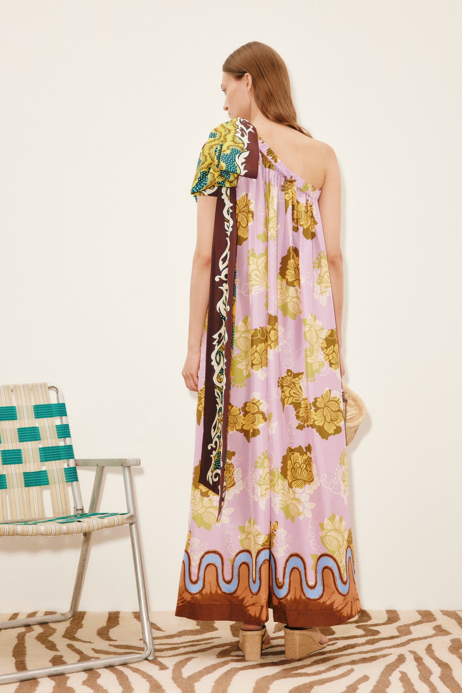 Alemäis Arnie Silk Midi Dress robe soie taille 8