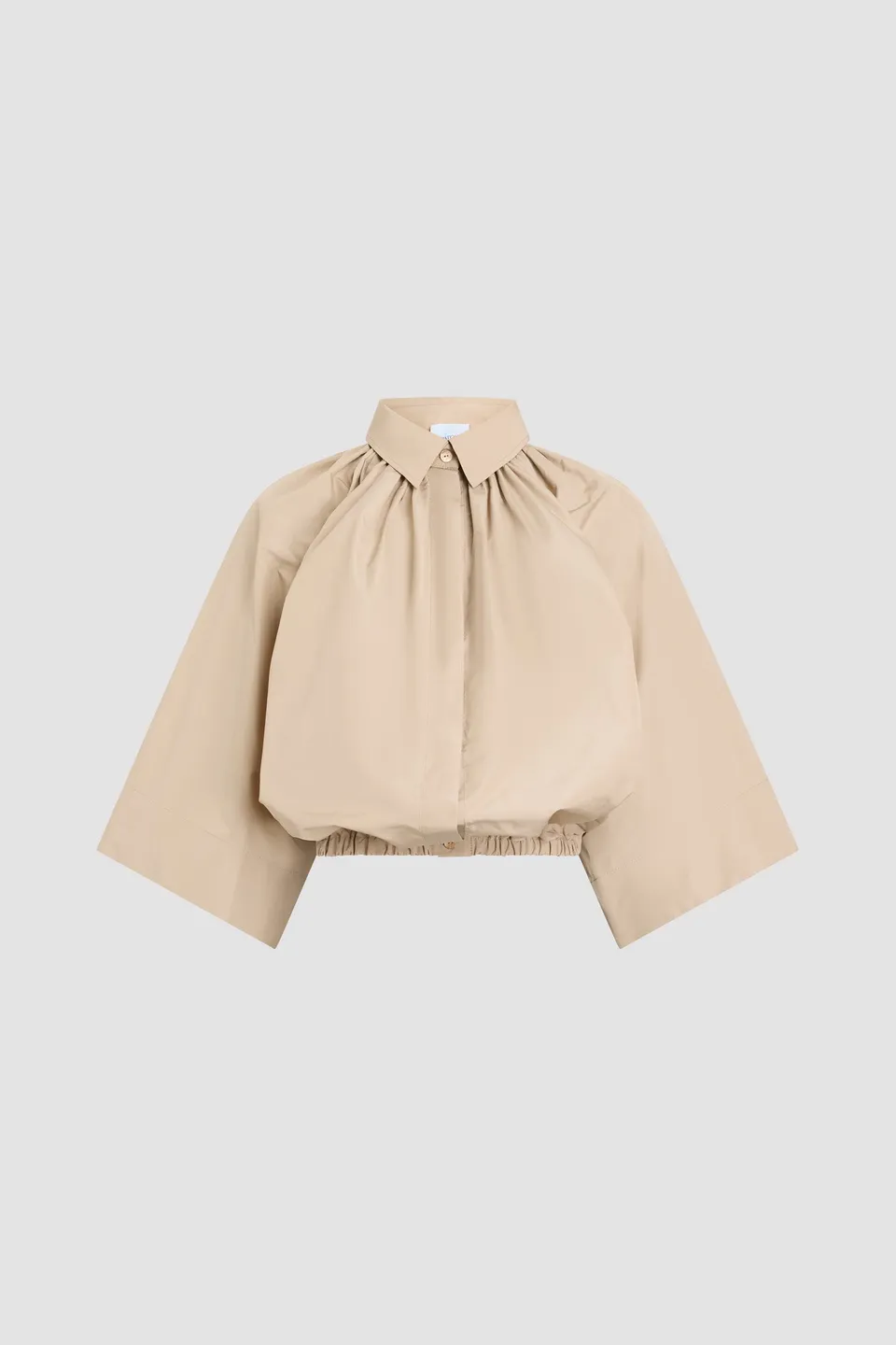 Patou P26BL0610011125B blouse Dune faille volumineuse