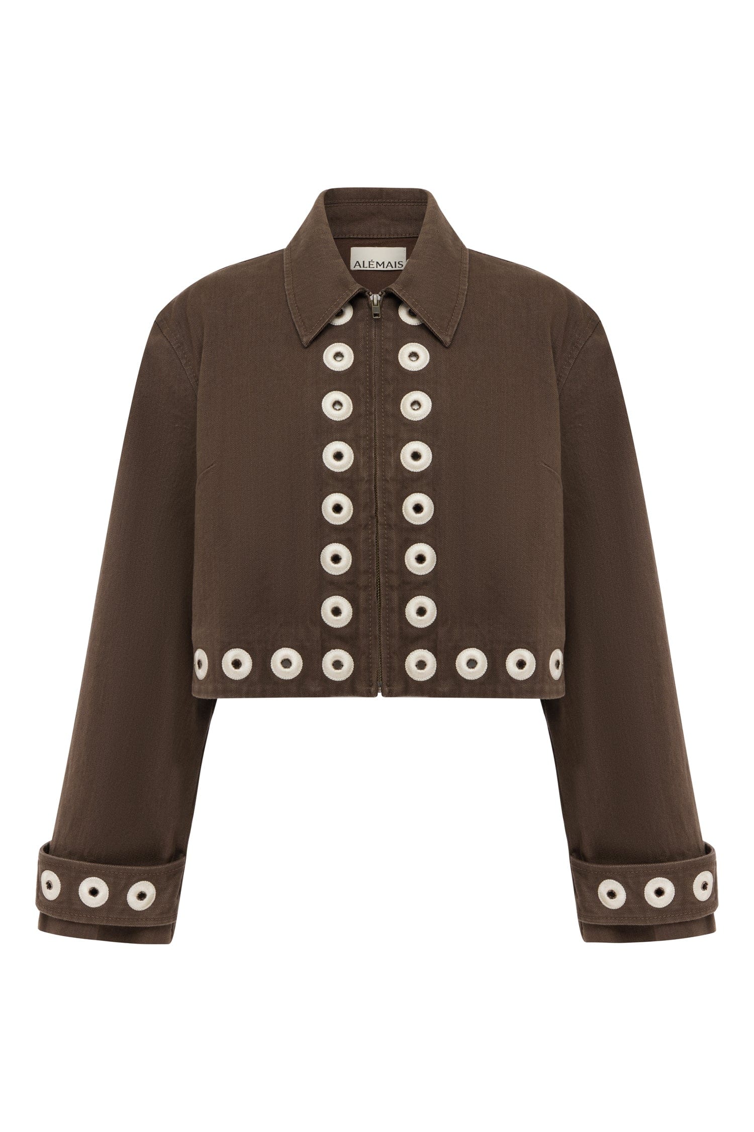 Alemaïs Tobe veste en jean cropped coton