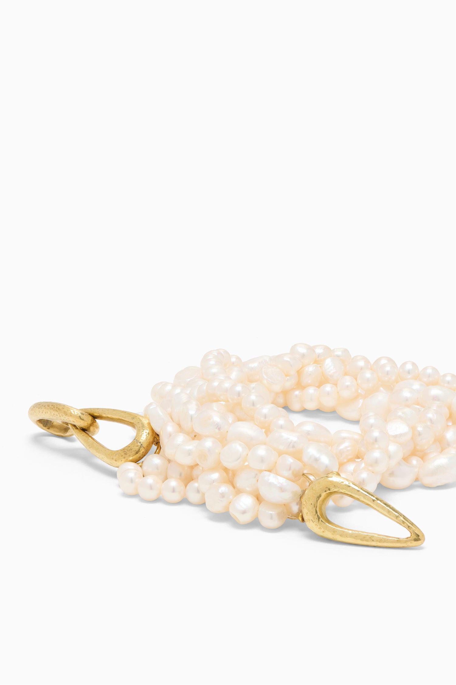 Ulla Johnson Pearl Multistrand Choker collier perles OS