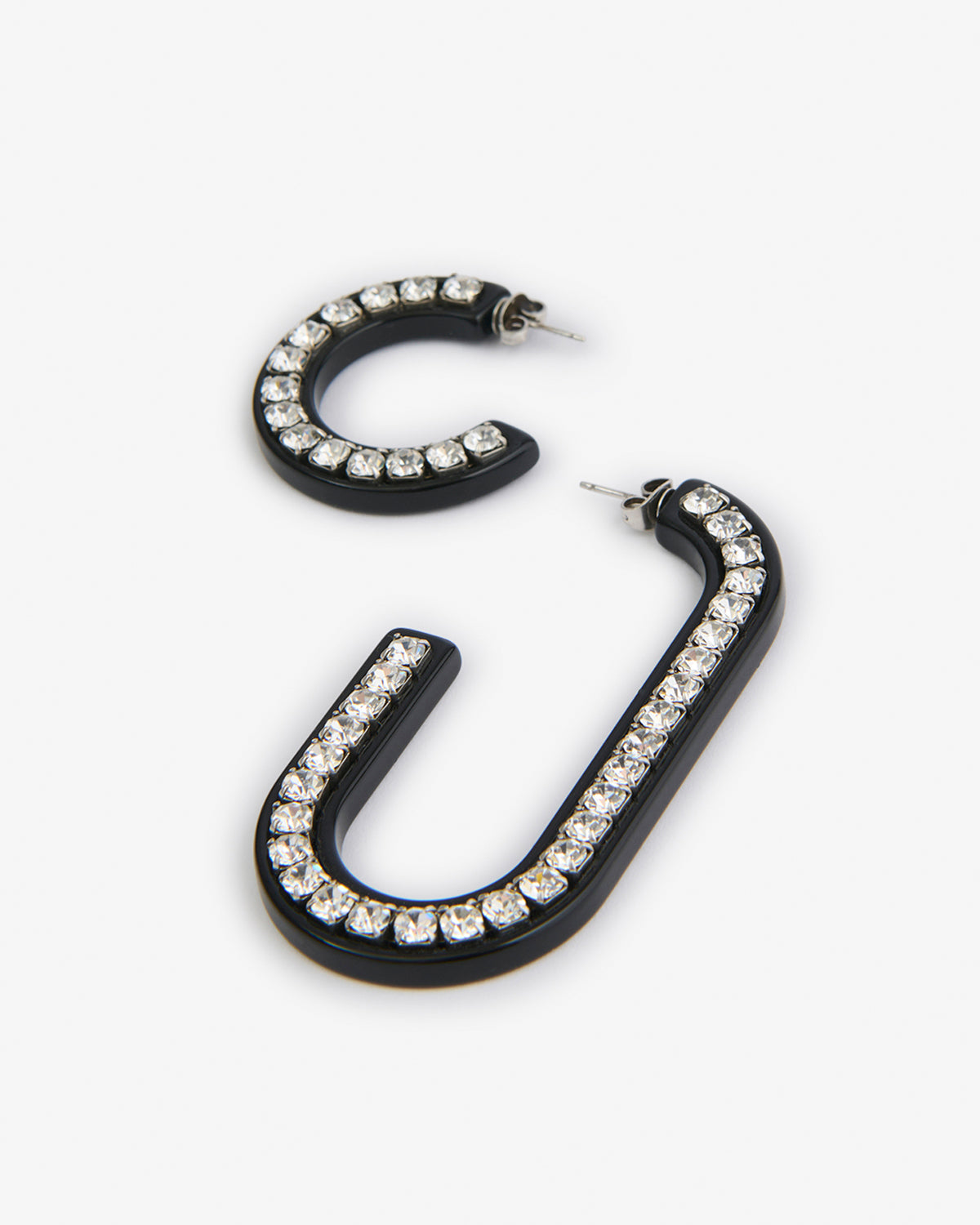 Isabel Marant Karlie BL0320FA-D4B01B boucles noir strass