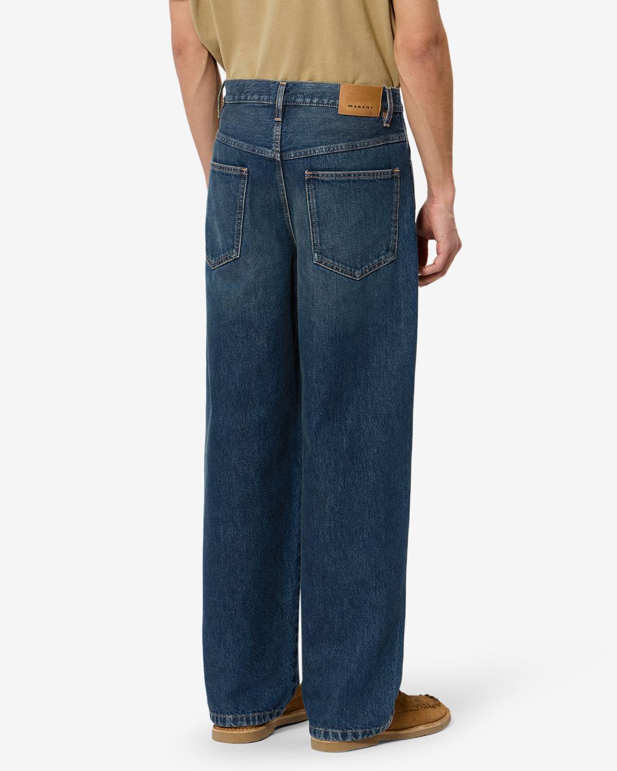 Isabel Marant Jorjey jean loose délavé bleu
