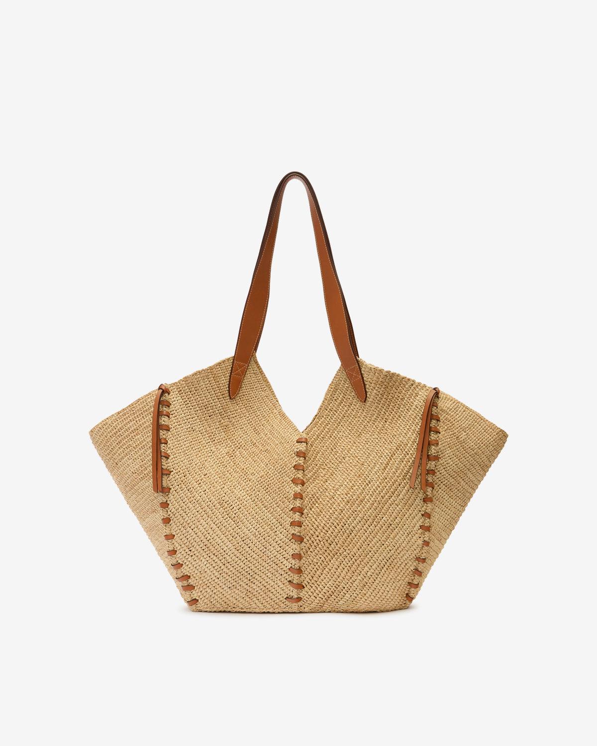 Isabel Marant Tampa Tote sac cabas raphia naturel