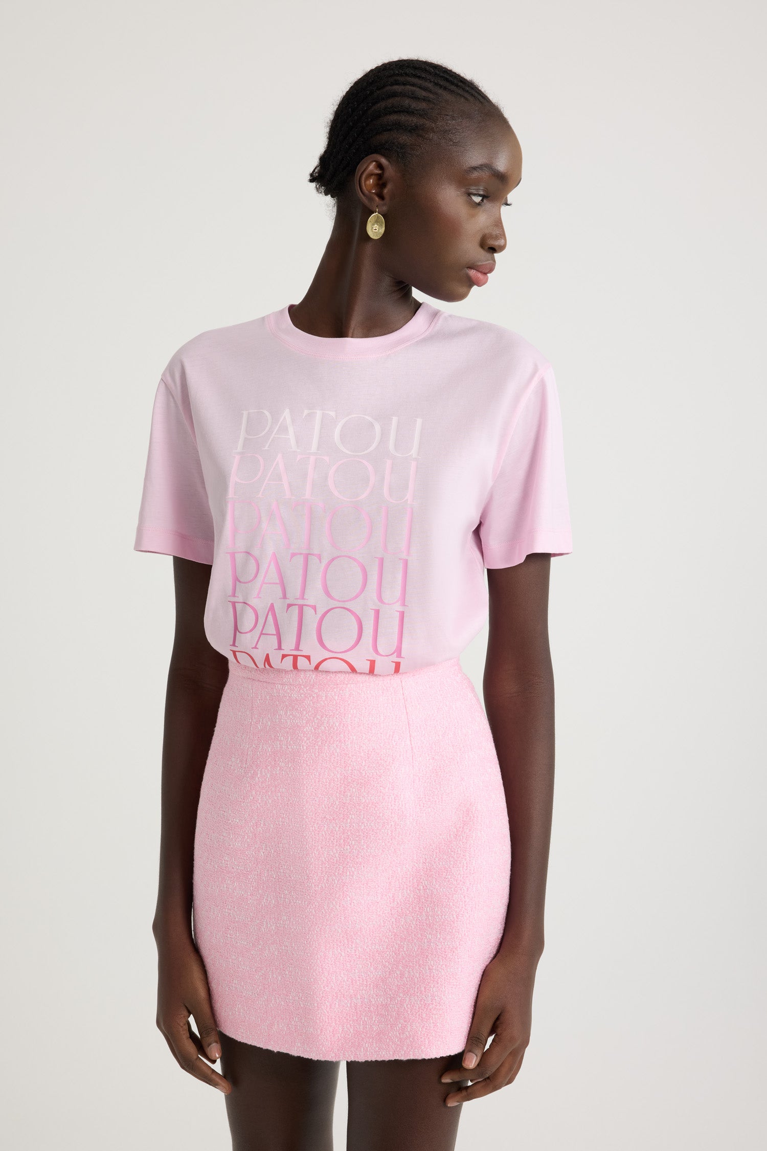 Patou JE112 t-shirt rose Primrose coton bio