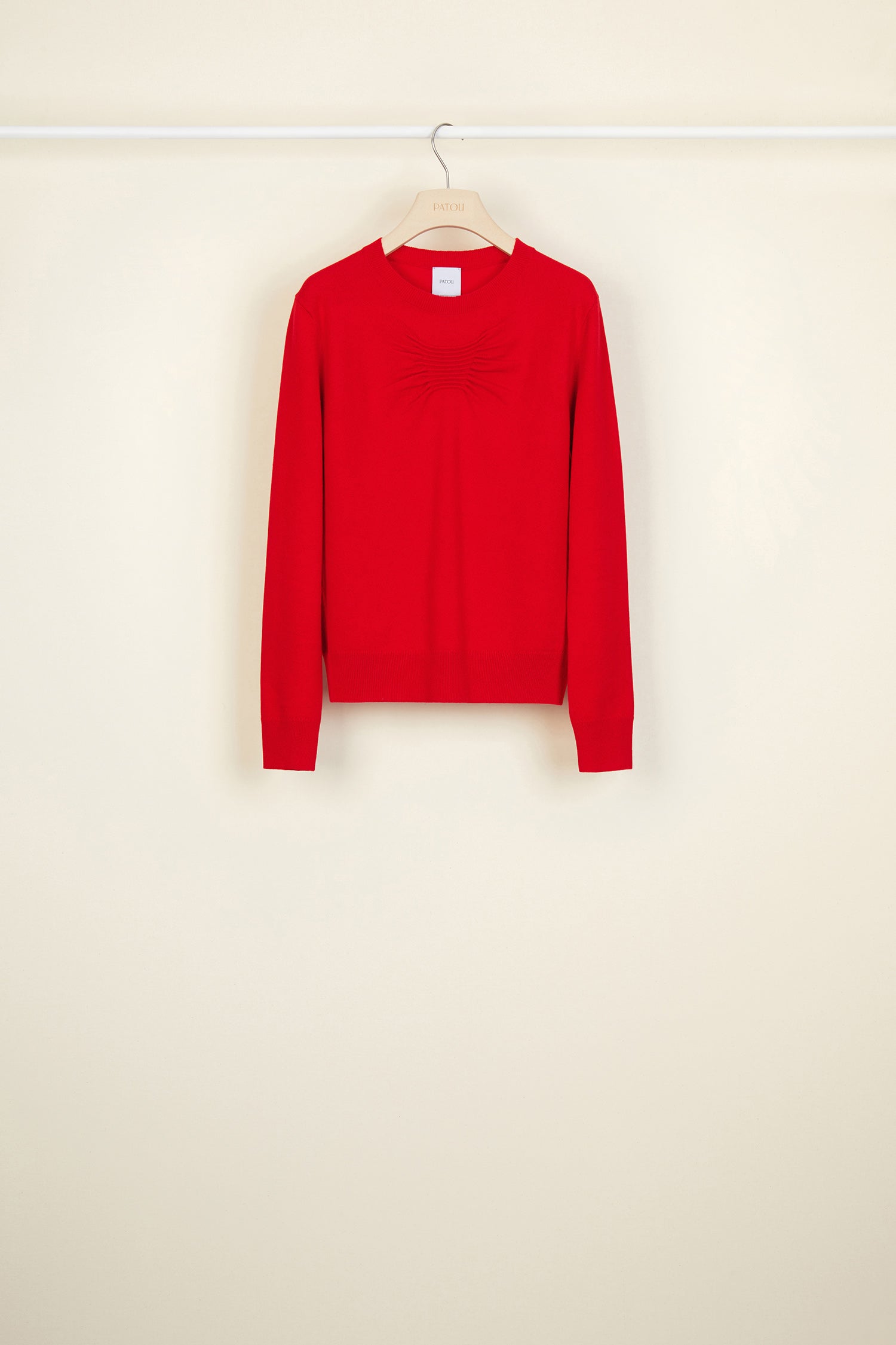 Patou Knitwear KN001 pull laine Poppy cachemire