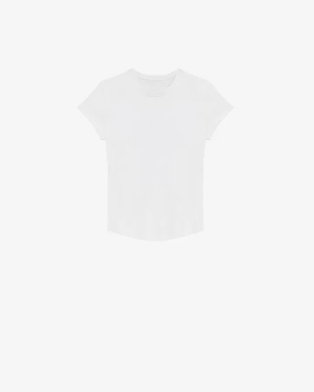 Isabel Marant Taomi t-shirt blanc XS jersey côtelé