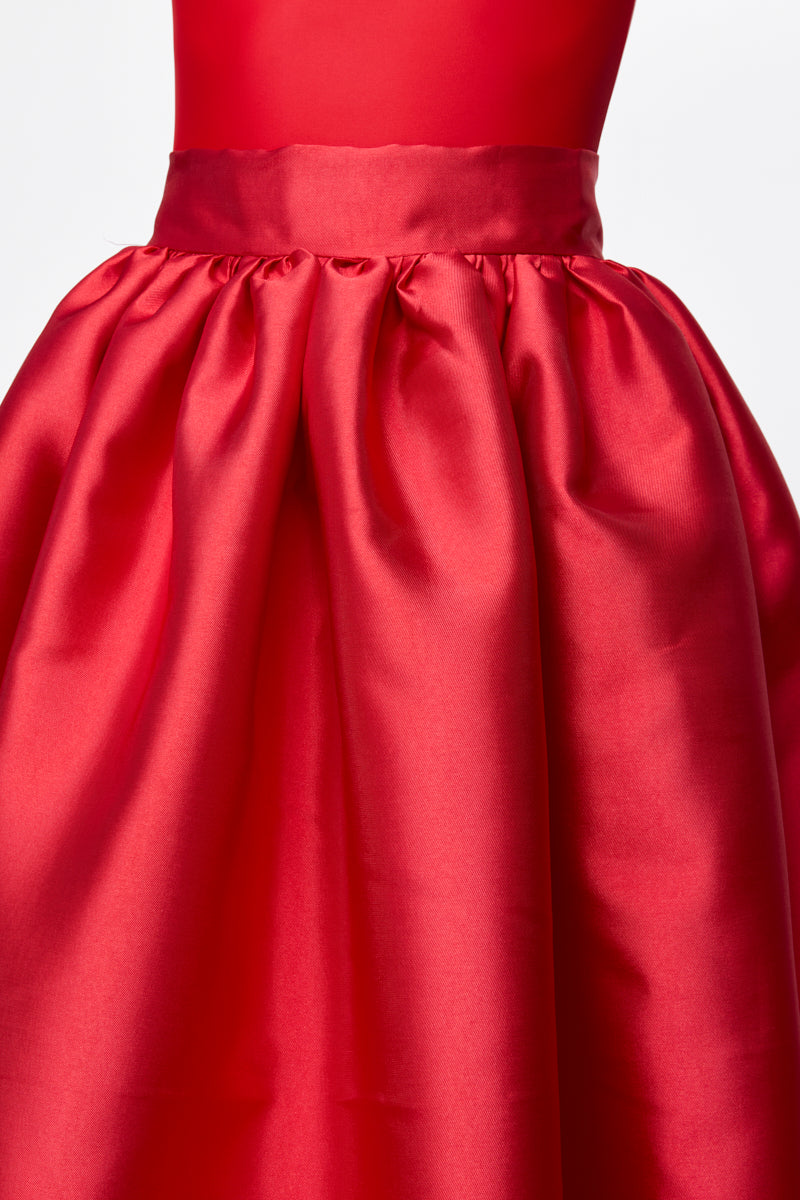 ATU Body Couture Taffeta Jupe midi rouge taille S