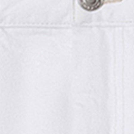 Isabel Marant Eneidala short denim blanc frangé