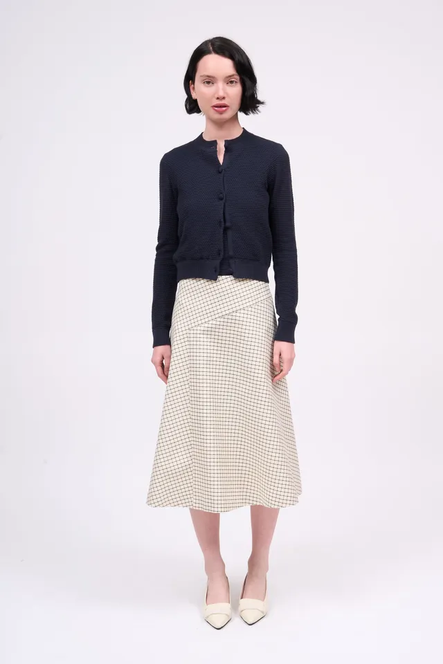 Paul & Joe Modigliani cardigan coton cachemire marine