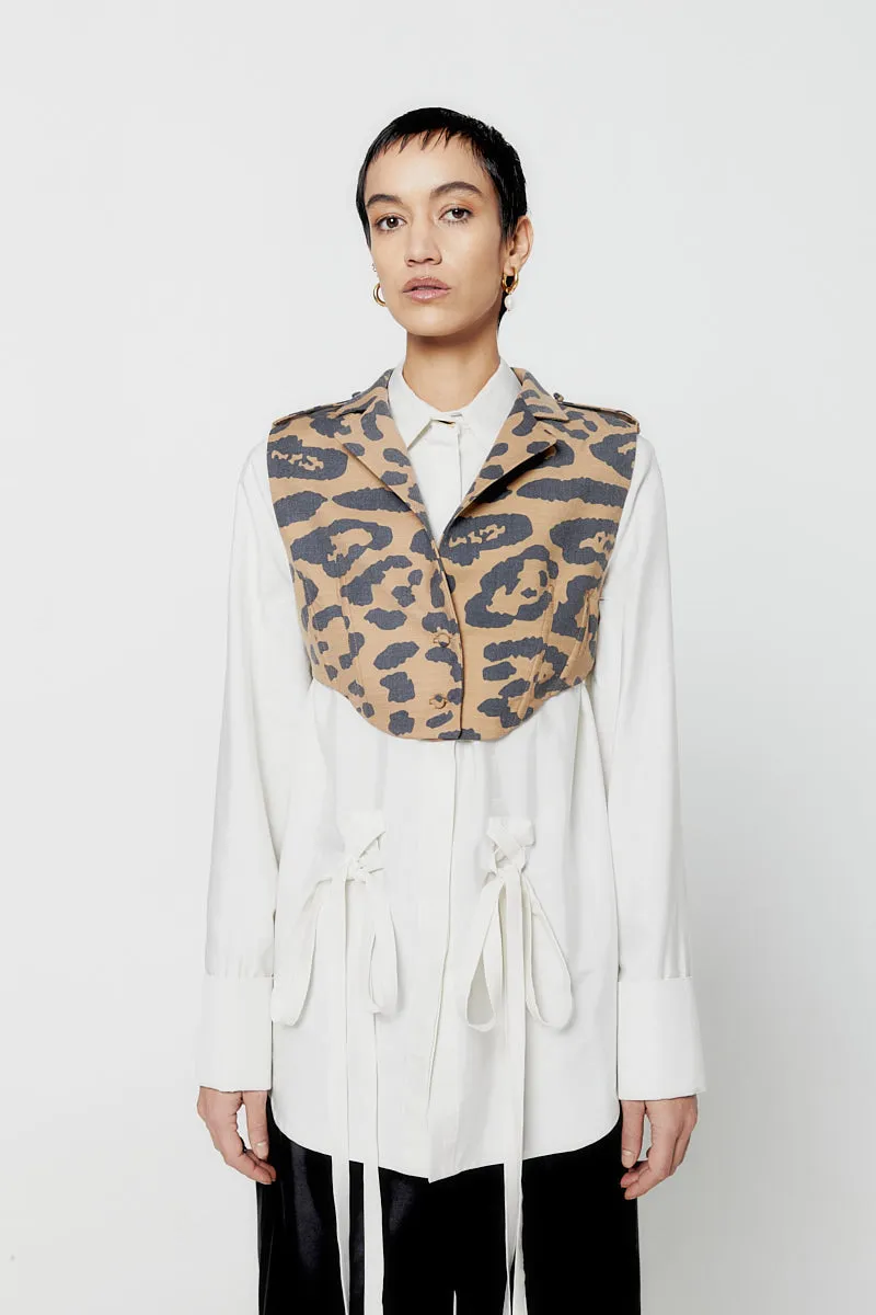 ATU Body Couture Gem Hunter gilet crop imprimé taille S