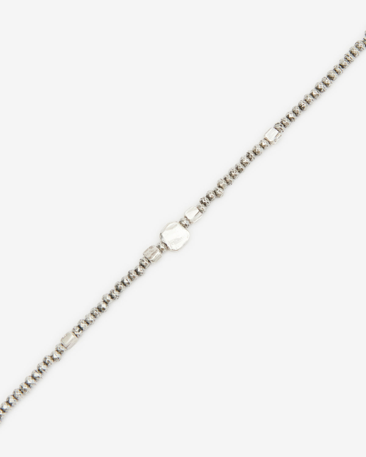 Isabel Marant Gary CO0159HA collier argent perles 53 cm