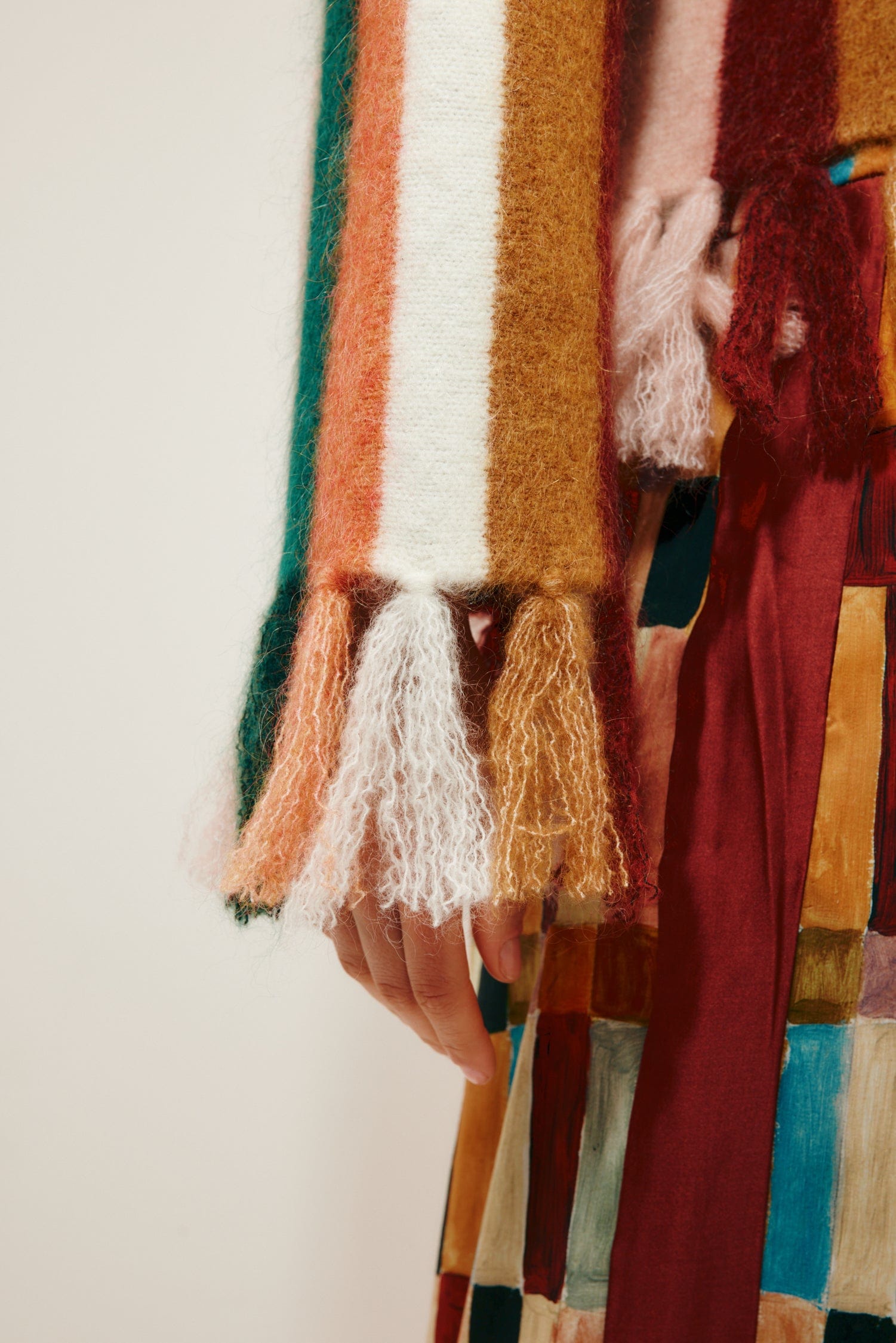 Alemaïs Marjorelle Cropped Knit pull mohair