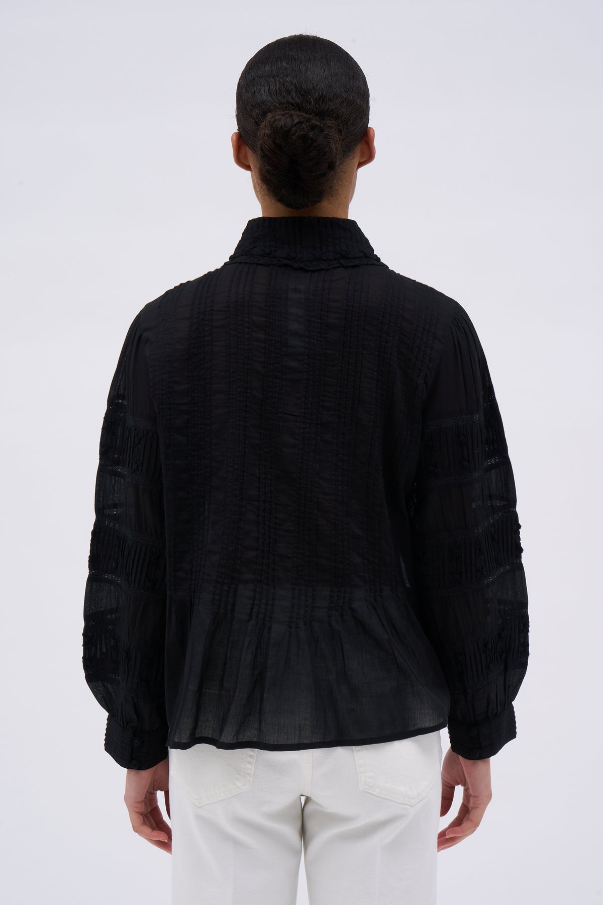 Paul & Joe Royan blouse mousseline coton manches longues