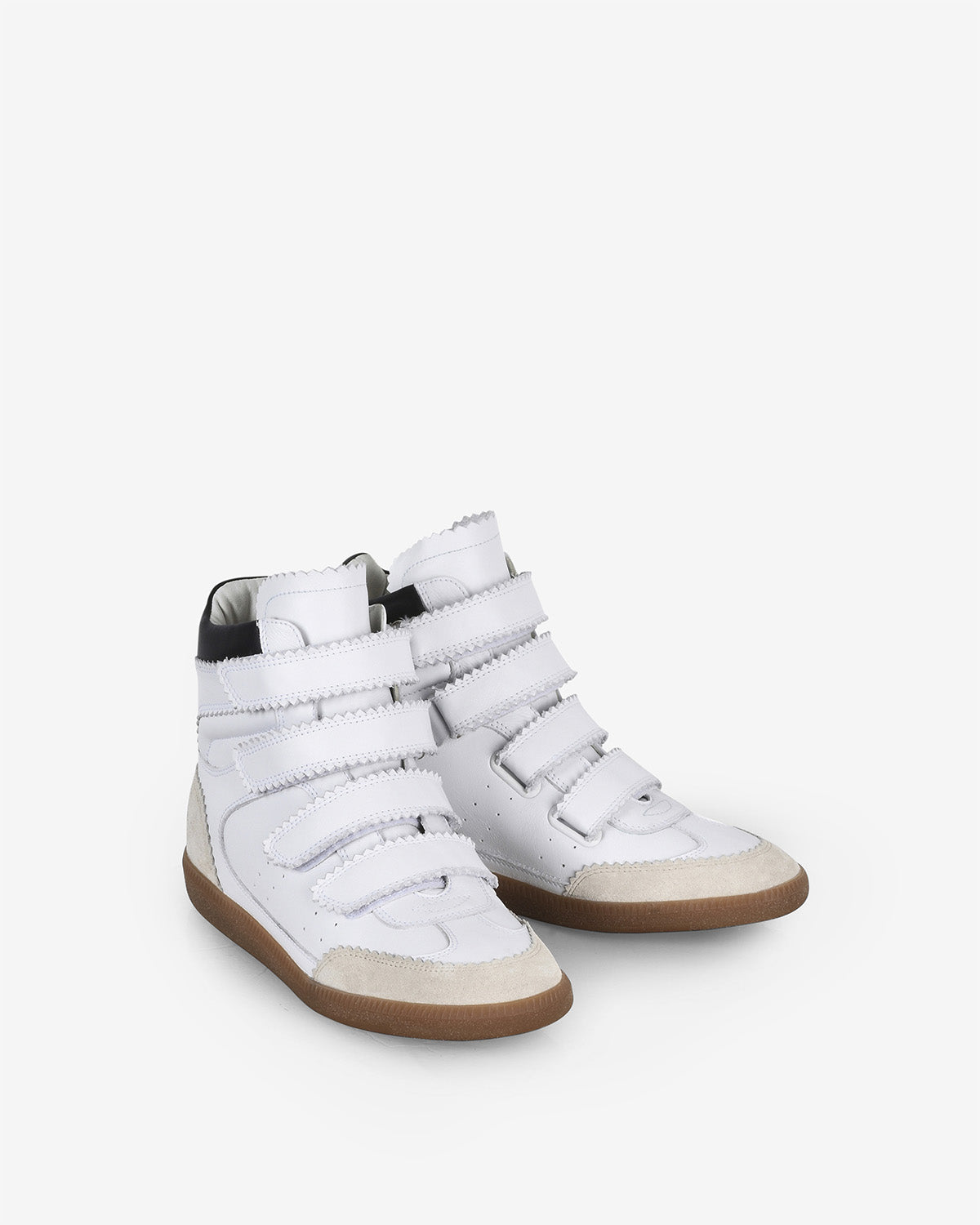 Isabel Marant Bilsy baskets montantes cuir blanc