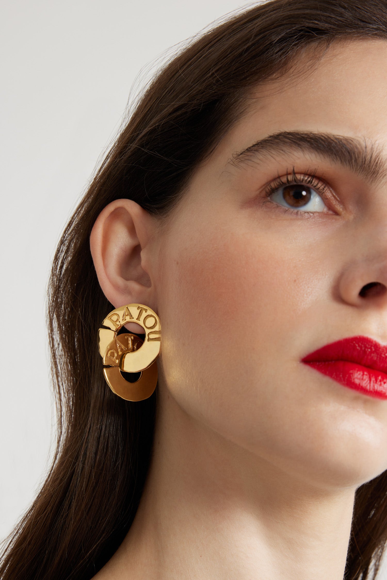 Patou JW094 boucles d'oreilles laiton doré pièces