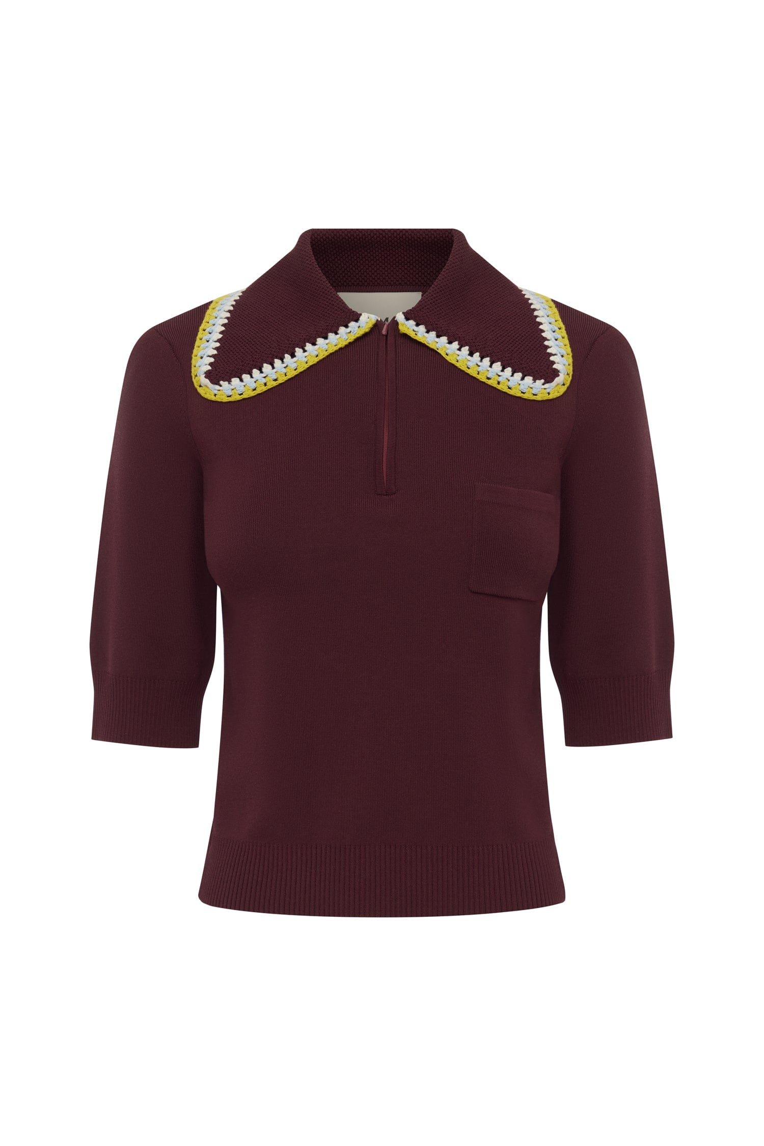 Alemais Knitwear Jasper Knit Polo polo maille L